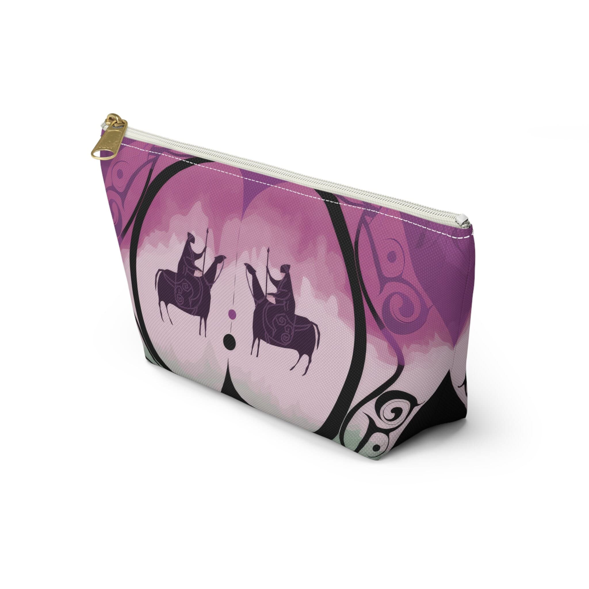 ASYLANA Accessory Pouch Bag for Cosmetics, Jewelry, Makeup, and Travel with Kazakh Art and Design 526 - image 3