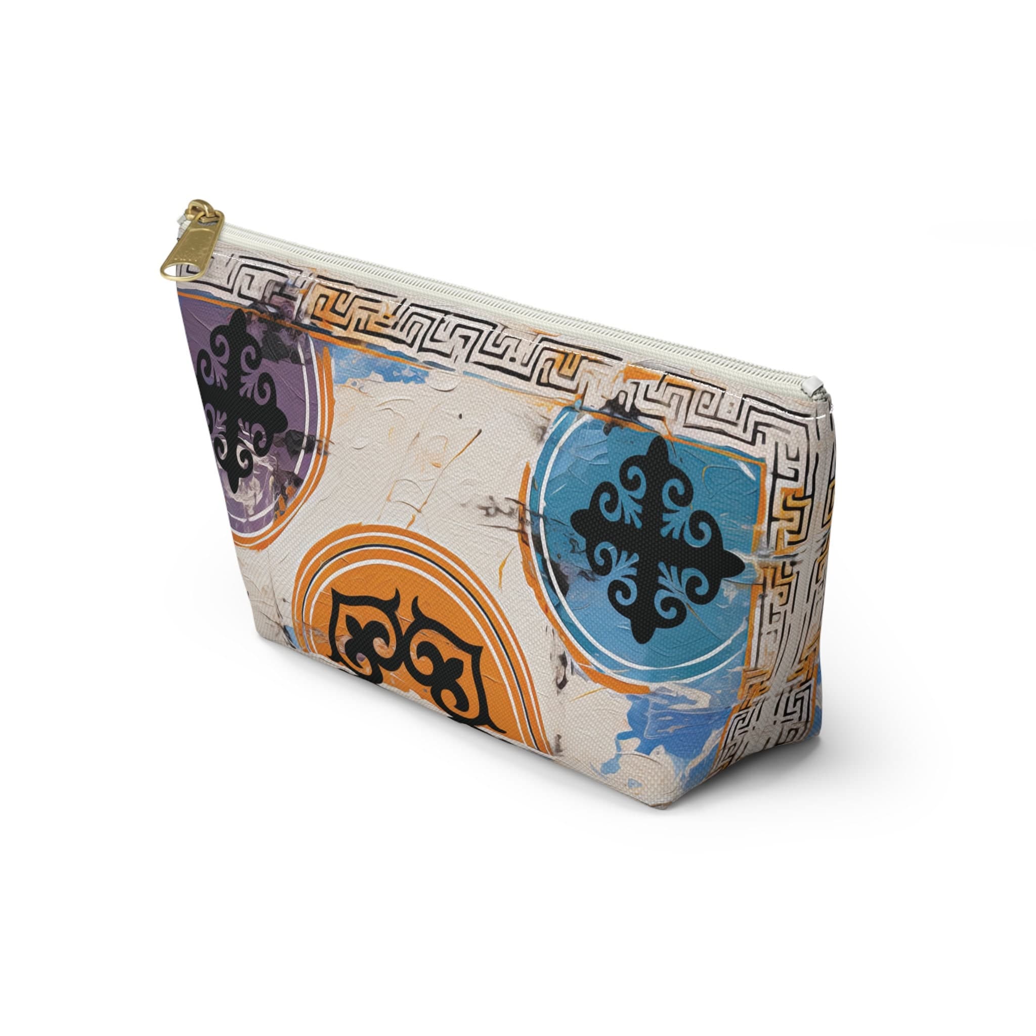 ASYLANA Accessory Pouch Bag for Cosmetics Jewelry Makeup and Travel with Kazakh Art and Design 503 - image 3
