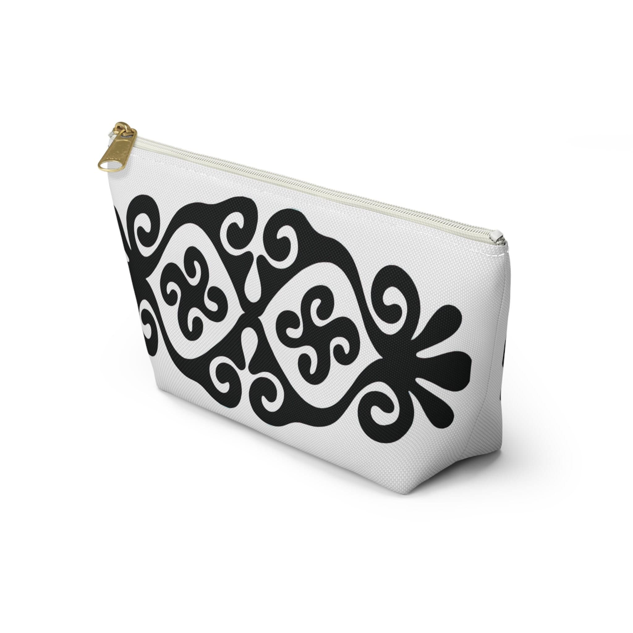 ASYLANA Accessory Pouch Bag for Cosmetics Jewelry Makeup and Travel with Kazakh Art and Design 516 - image 3