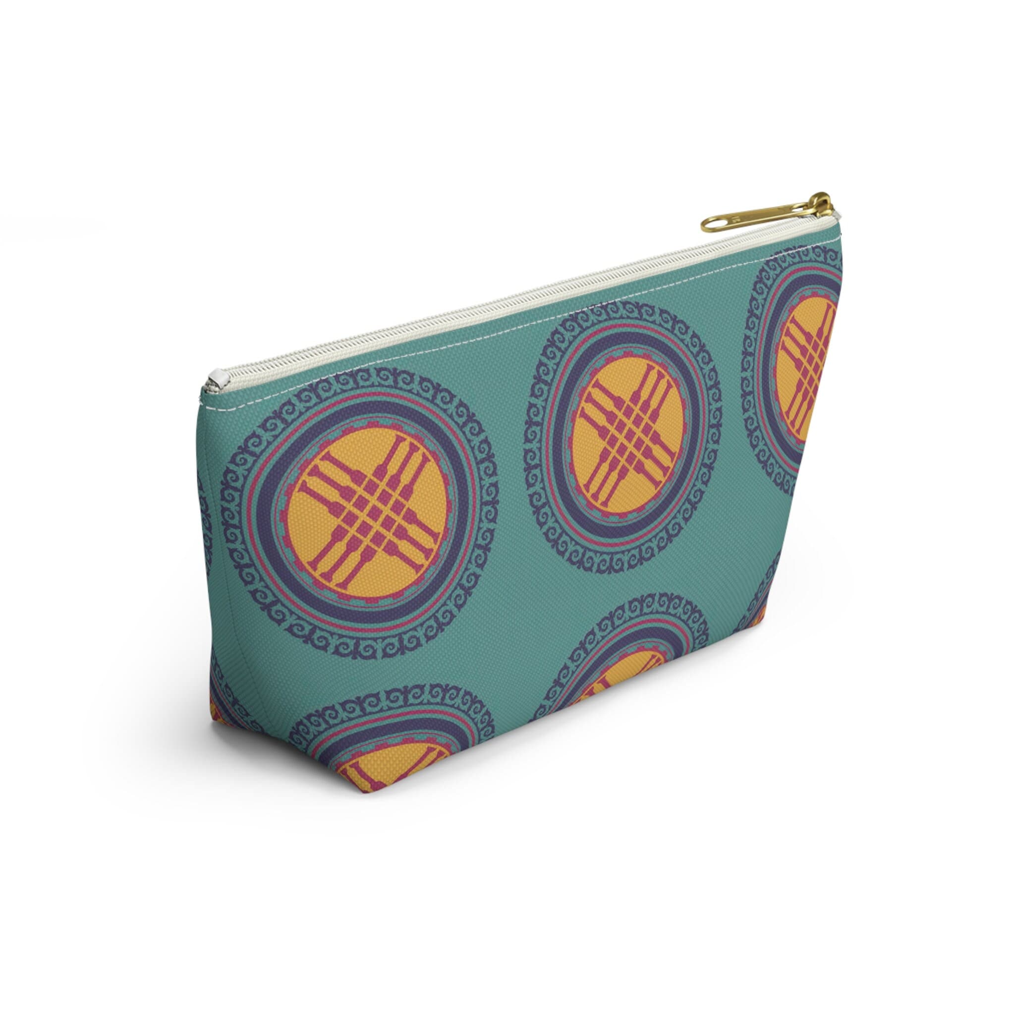 ASYLANA Accessory Pouch Bag for Cosmetics Jewelry Makeup and Travel with Kazakh Art and Design 517 - image 4