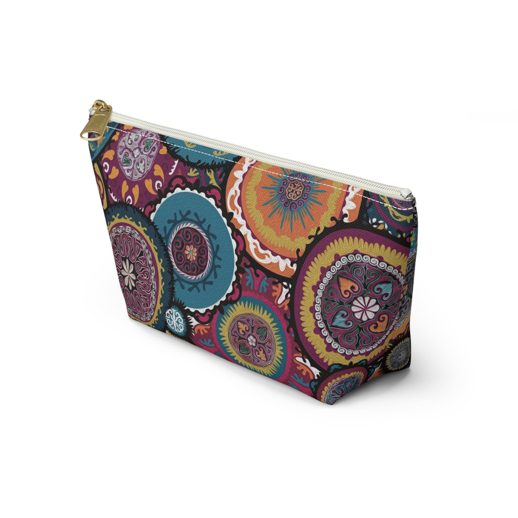 ASYLANA Accessory Pouch Bag for Cosmetics, Jewelry, Makeup, and Travel with Kazakh Art and Design 522 - image 3