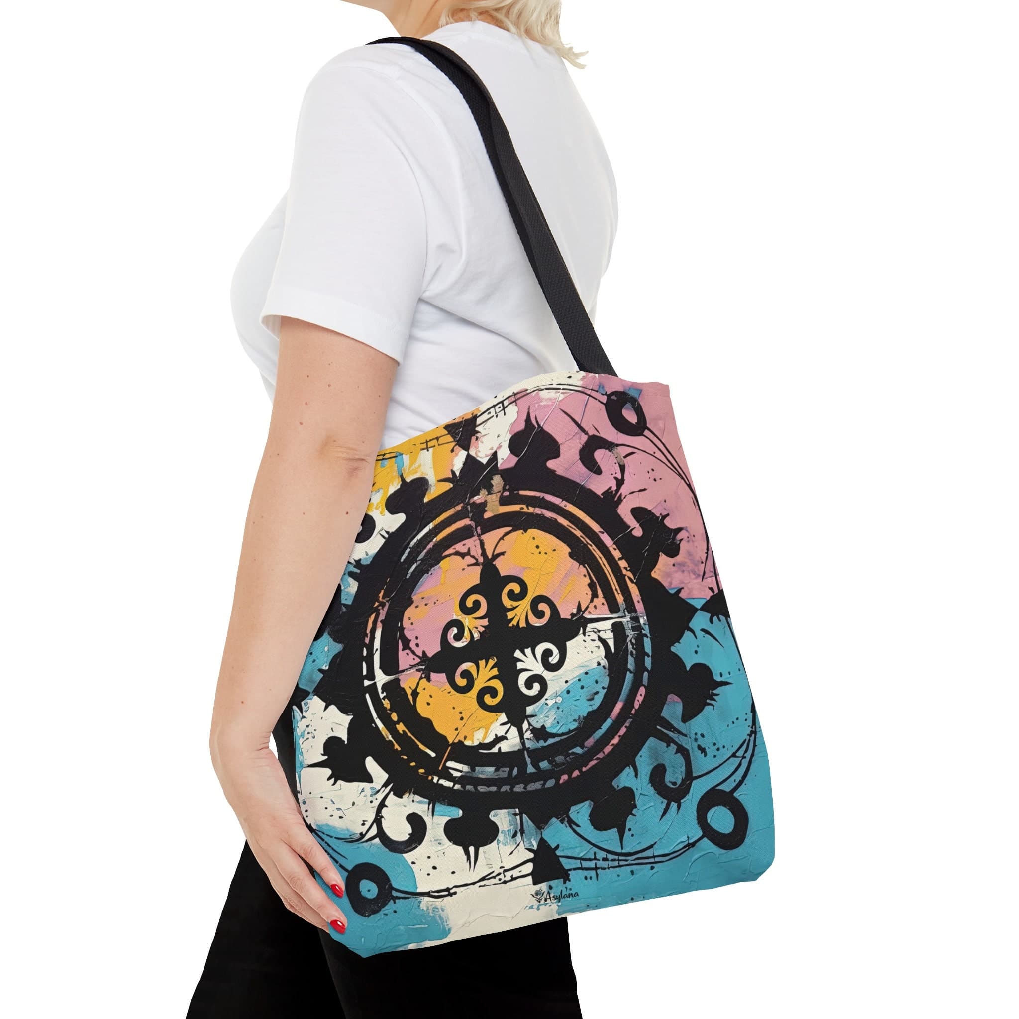 ASYLANA Tote Bag based on Qazaq Art with ethnic patterns of Kazakhstan and Central Asia Handbag 112 - image 4