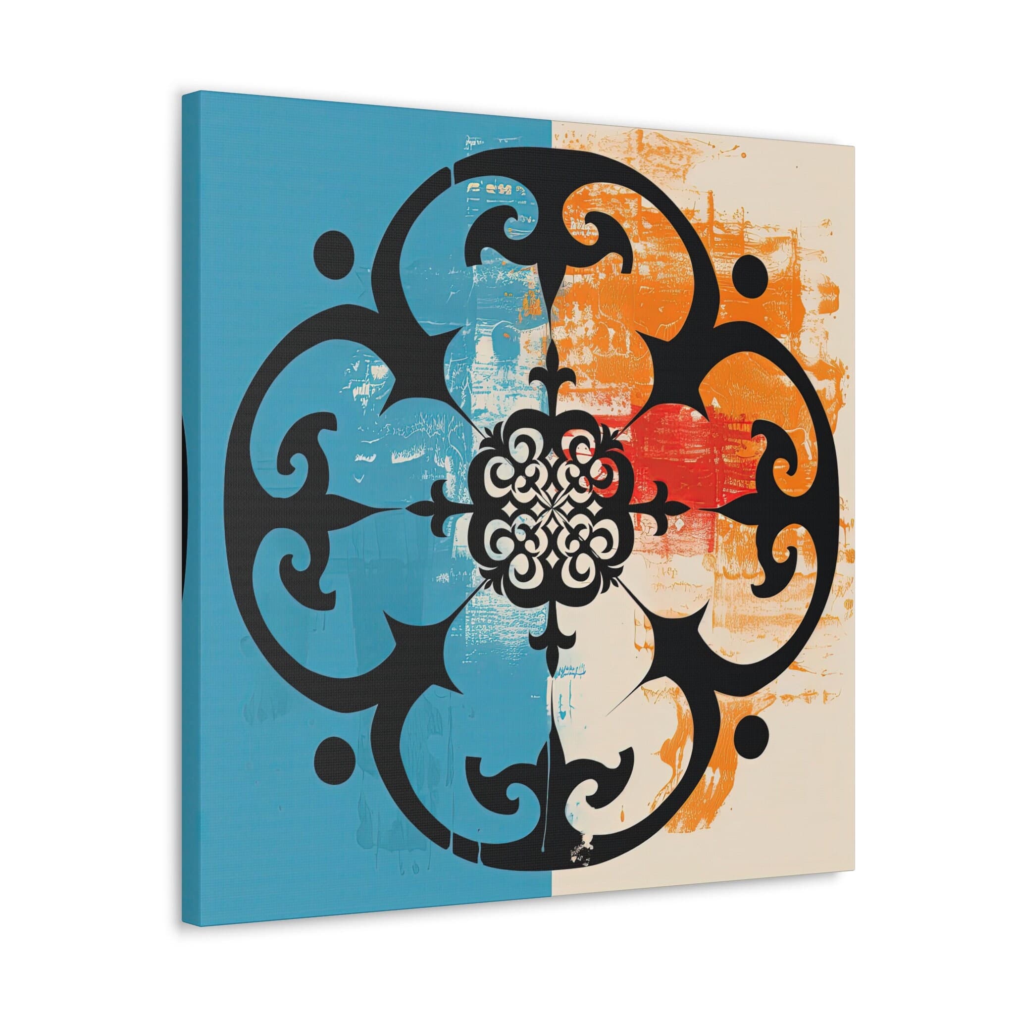 ASYLANA Kazakh Canvas Print Wall Art on Nomadic Craftsman Masterpiece of Qazaq Tapestry and Ornament Patterns You 105 - image 4