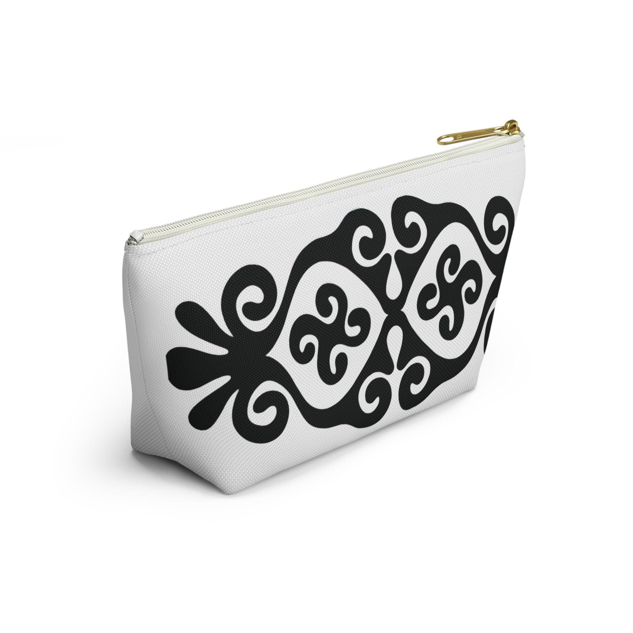 ASYLANA Accessory Pouch Bag for Cosmetics Jewelry Makeup and Travel with Kazakh Art and Design 516 - image 4