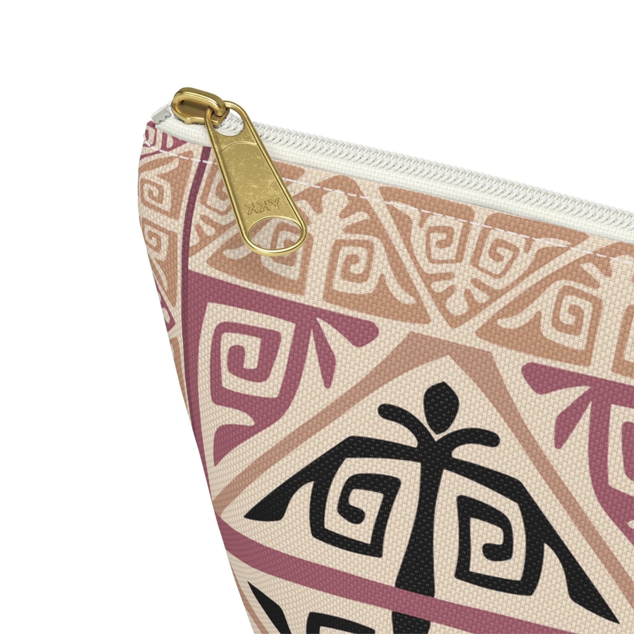 ASYLANA Accessory Pouch Bag for Cosmetics Jewelry Makeup and Travel with Kazakh Art and Design 506 - image 5