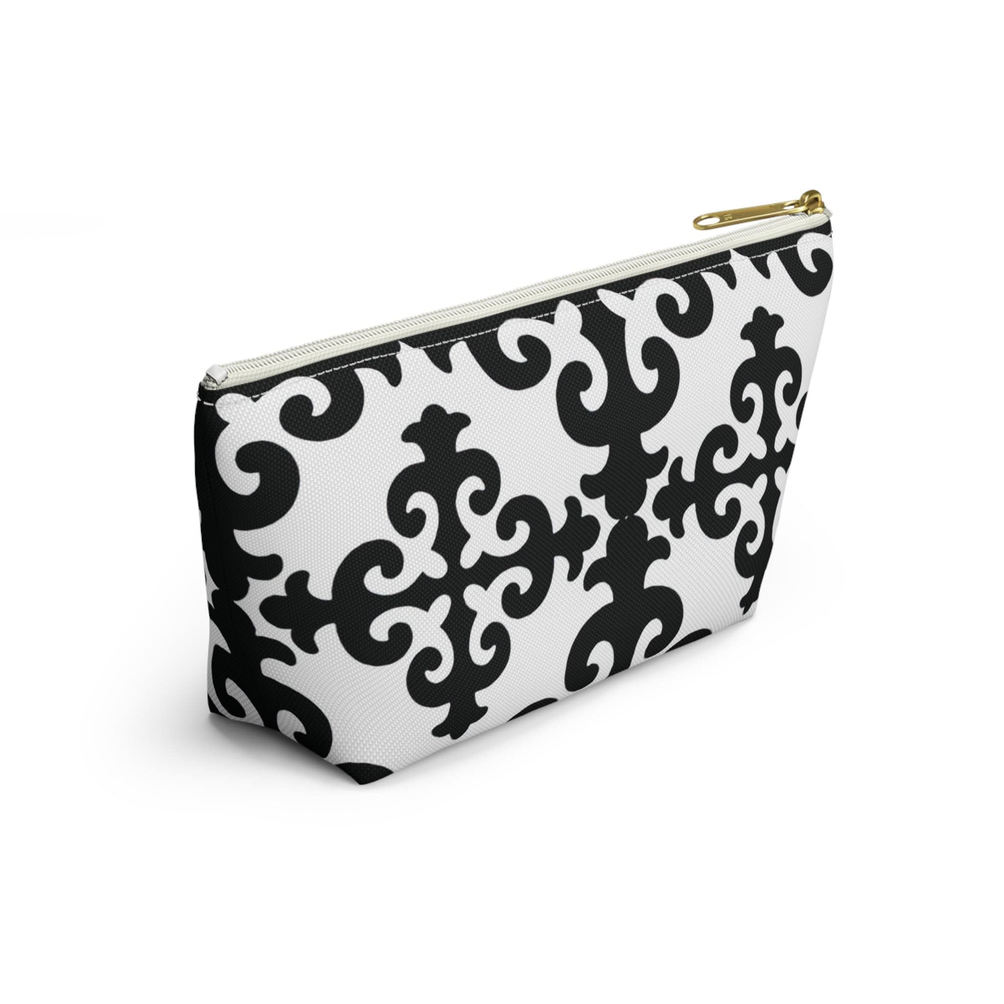ASYLANA Accessory Pouch Bag for Cosmetics Jewelry Makeup and Travel with Kazakh Art and Design 501 - image 4
