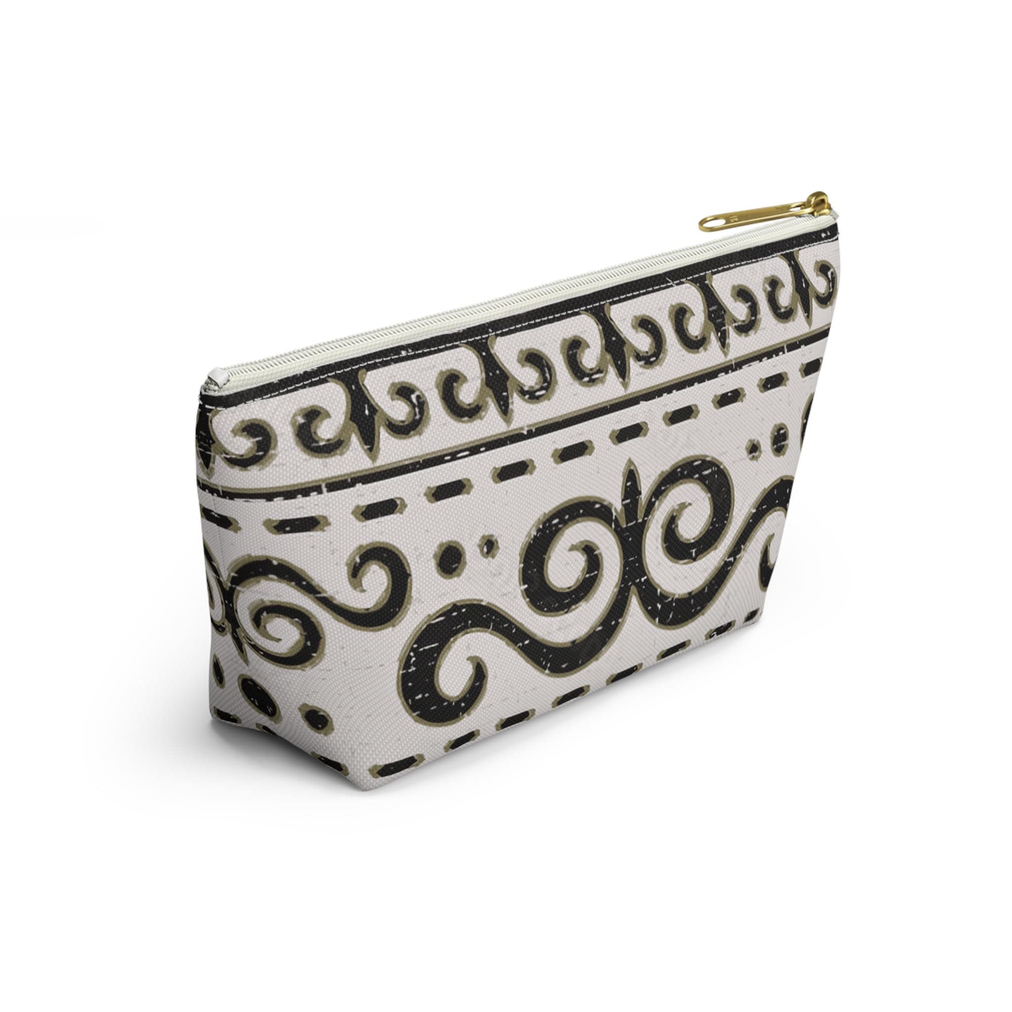 ASYLANA Accessory Pouch Bag for Cosmetics Jewelry Makeup and Travel with Kazakh Art and Design 508 - image 4