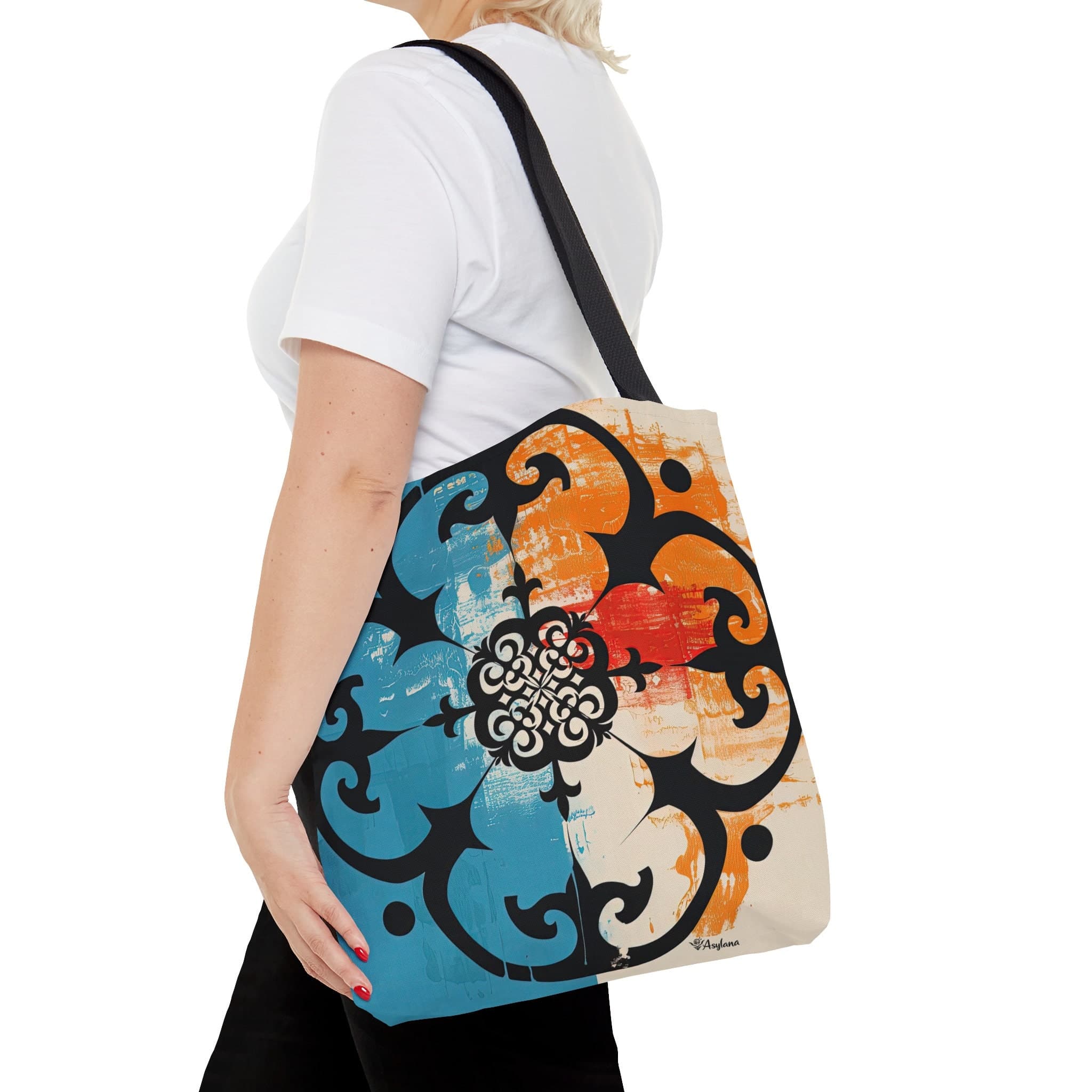 ASYLANA Tote Bag based on Qazaq Art with ethnic patterns of Kazakhstan and Central Asia Handbag 105 - image 4