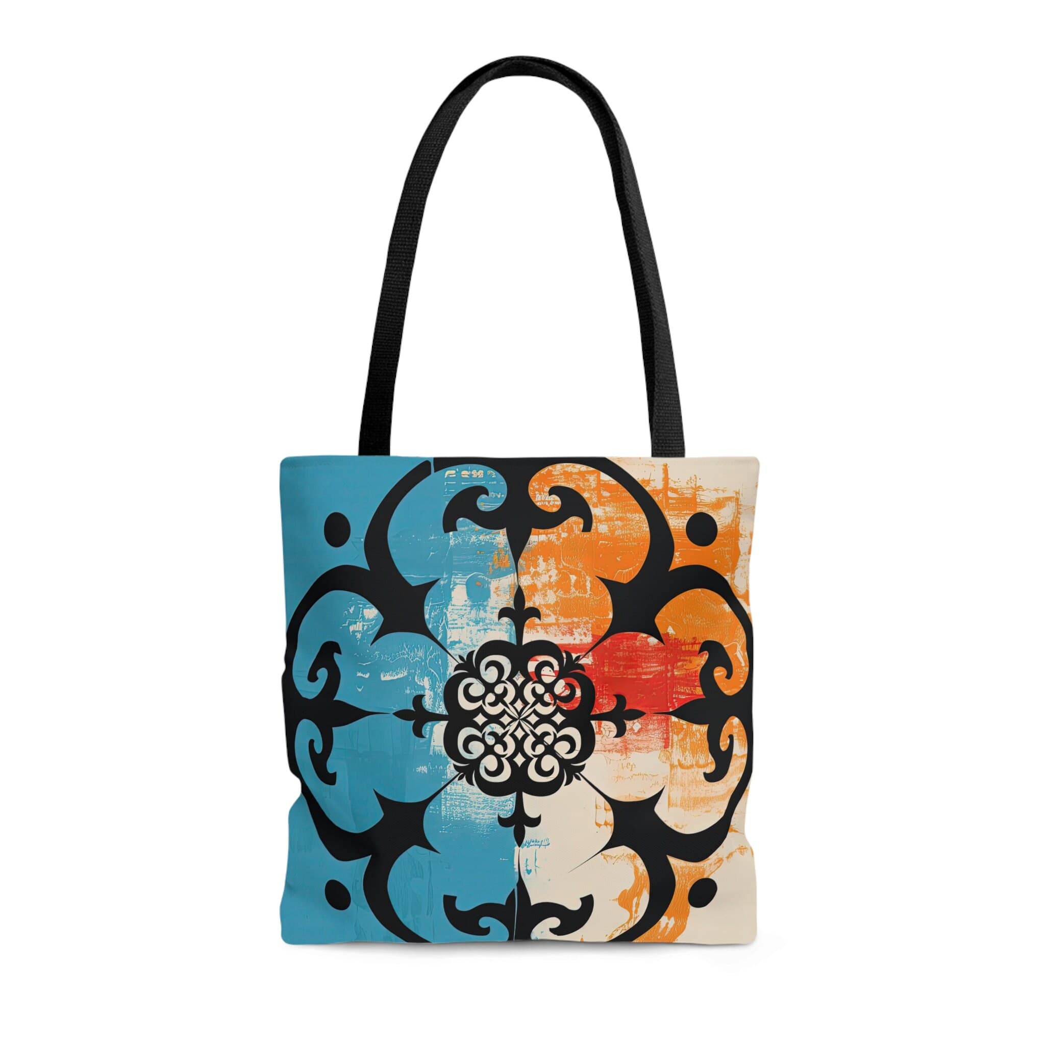 ASYLANA Tote Bag based on Qazaq Art with ethnic patterns of Kazakhstan and Central Asia Handbag 105