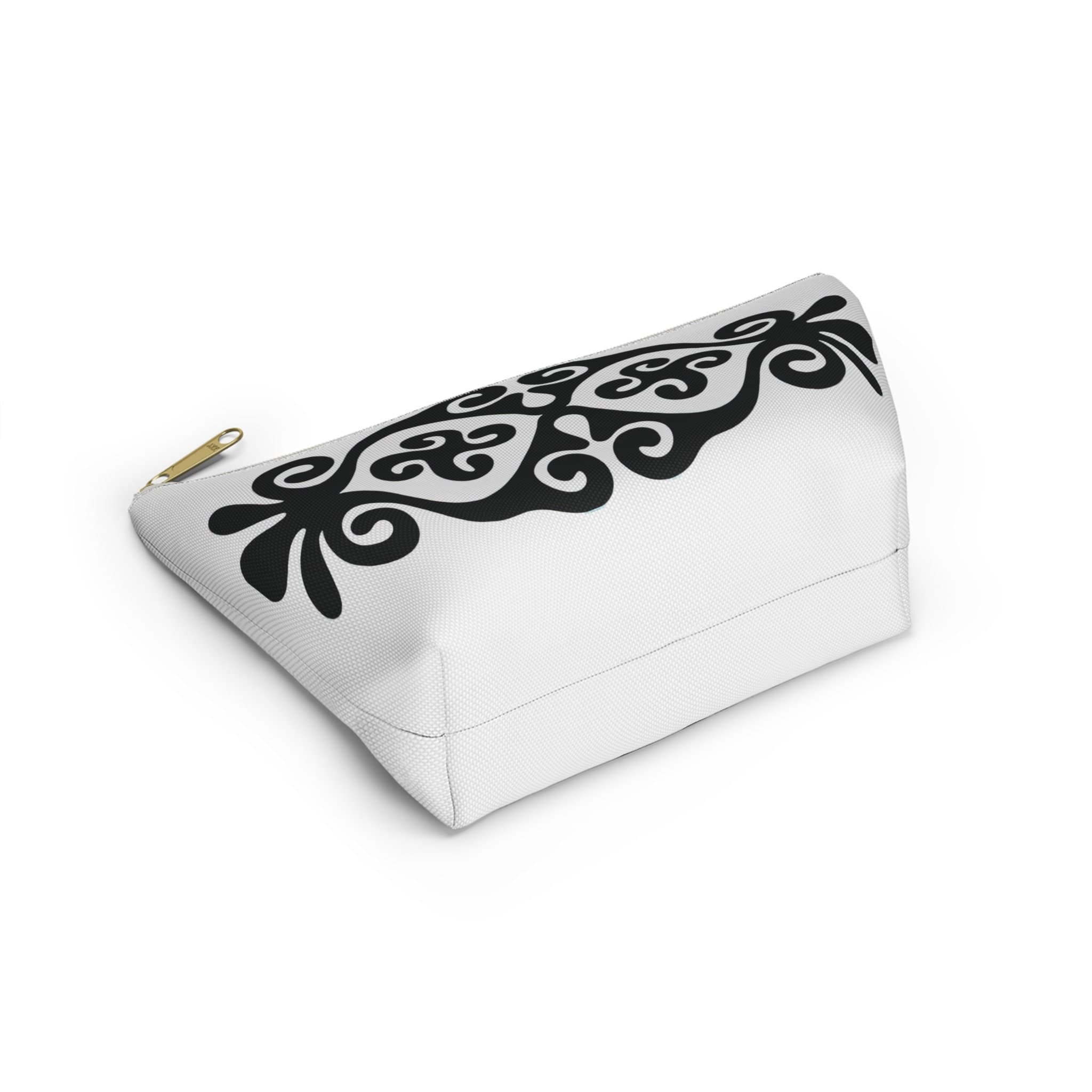 ASYLANA Accessory Pouch Bag for Cosmetics Jewelry Makeup and Travel with Kazakh Art and Design 516 - image 5