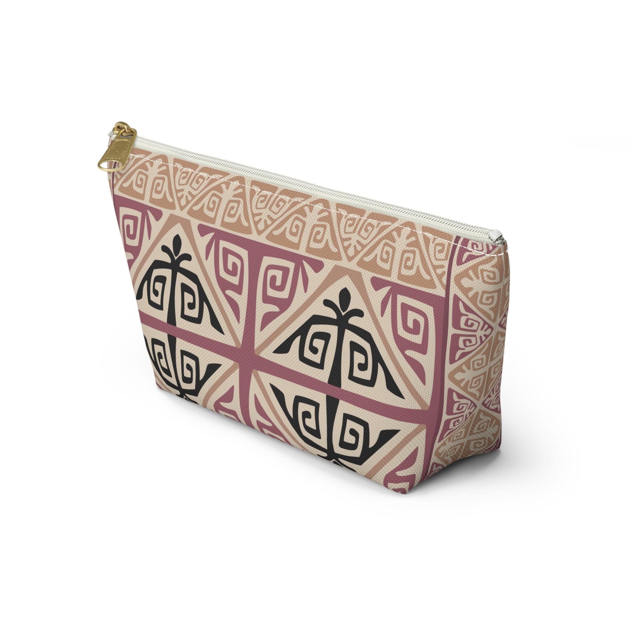 ASYLANA Accessory Pouch Bag for Cosmetics Jewelry Makeup and Travel with Kazakh Art and Design 506 - image 3