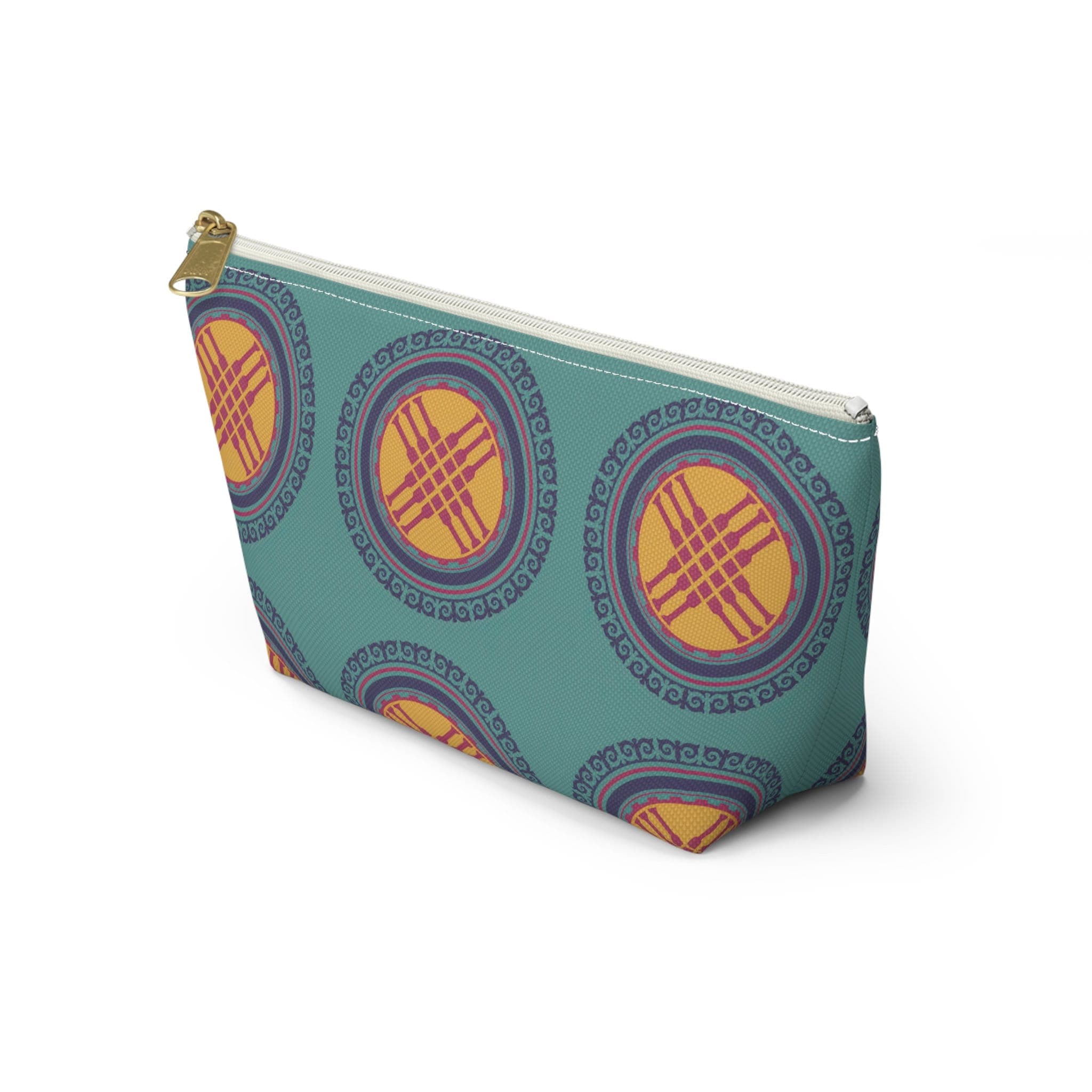 ASYLANA Accessory Pouch Bag for Cosmetics Jewelry Makeup and Travel with Kazakh Art and Design 517 - image 3
