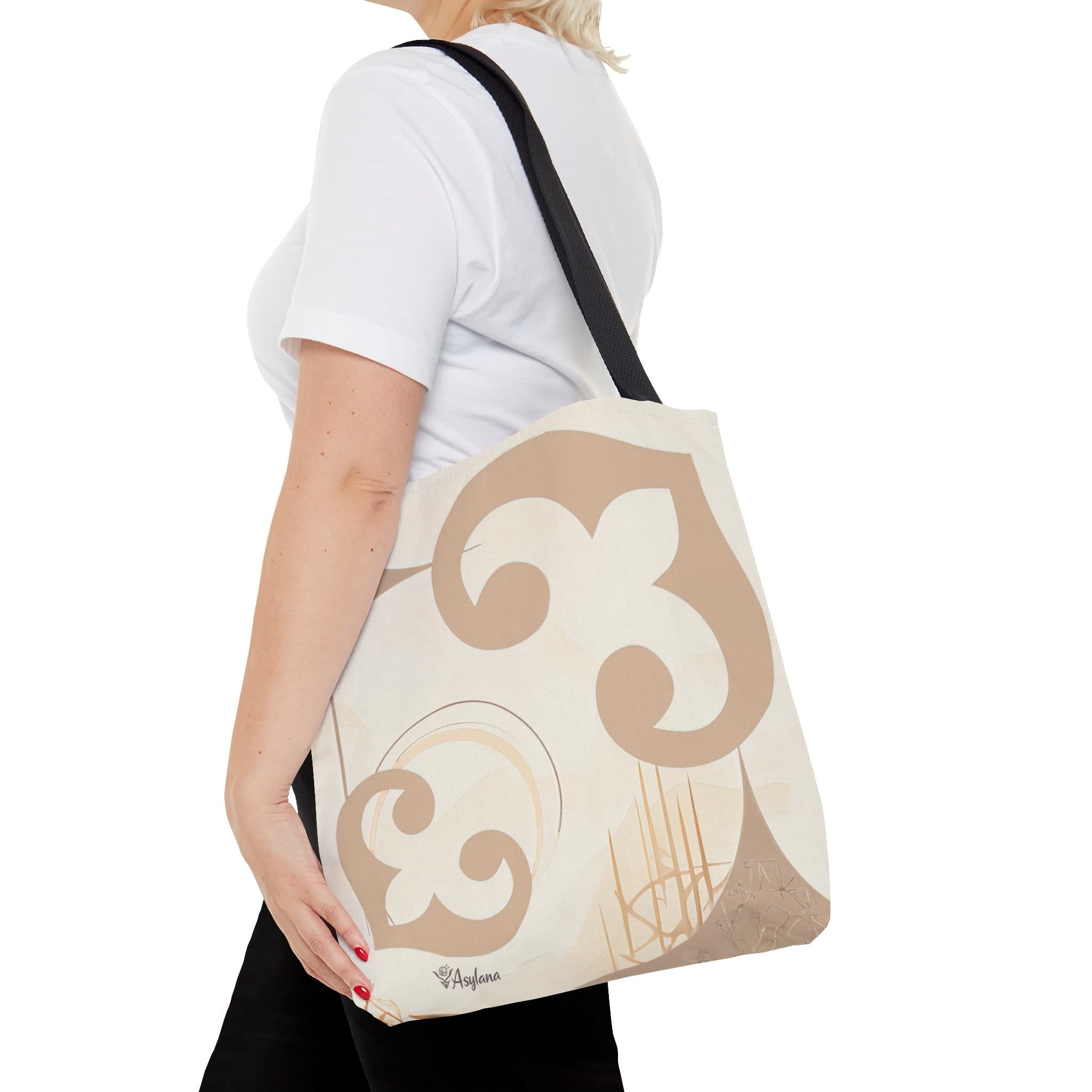 ASYLANA Tote Bag based on Qazaq Art with ethnic patterns of Central Asia Handbag 230 - image 4