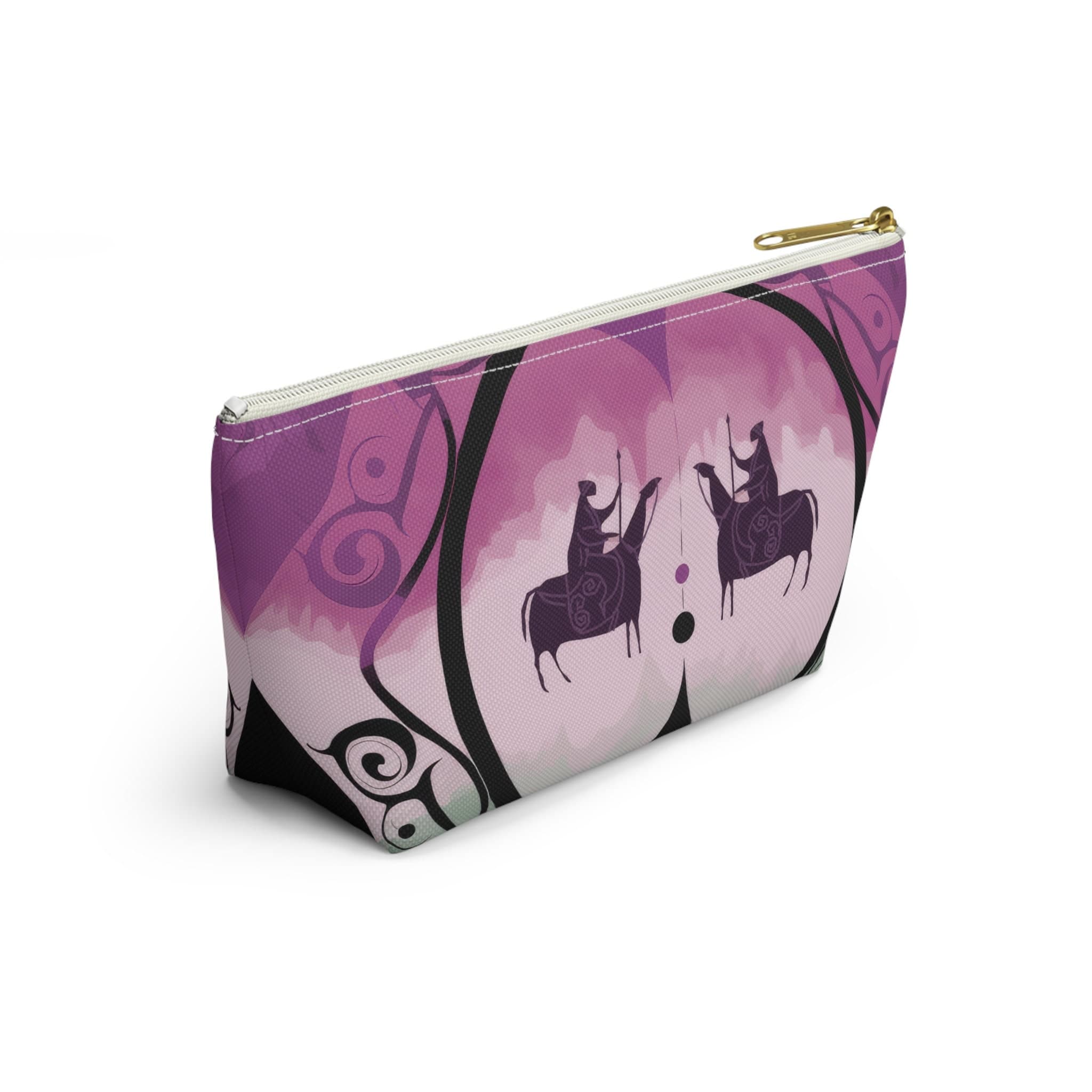 ASYLANA Accessory Pouch Bag for Cosmetics, Jewelry, Makeup, and Travel with Kazakh Art and Design 526 - image 4