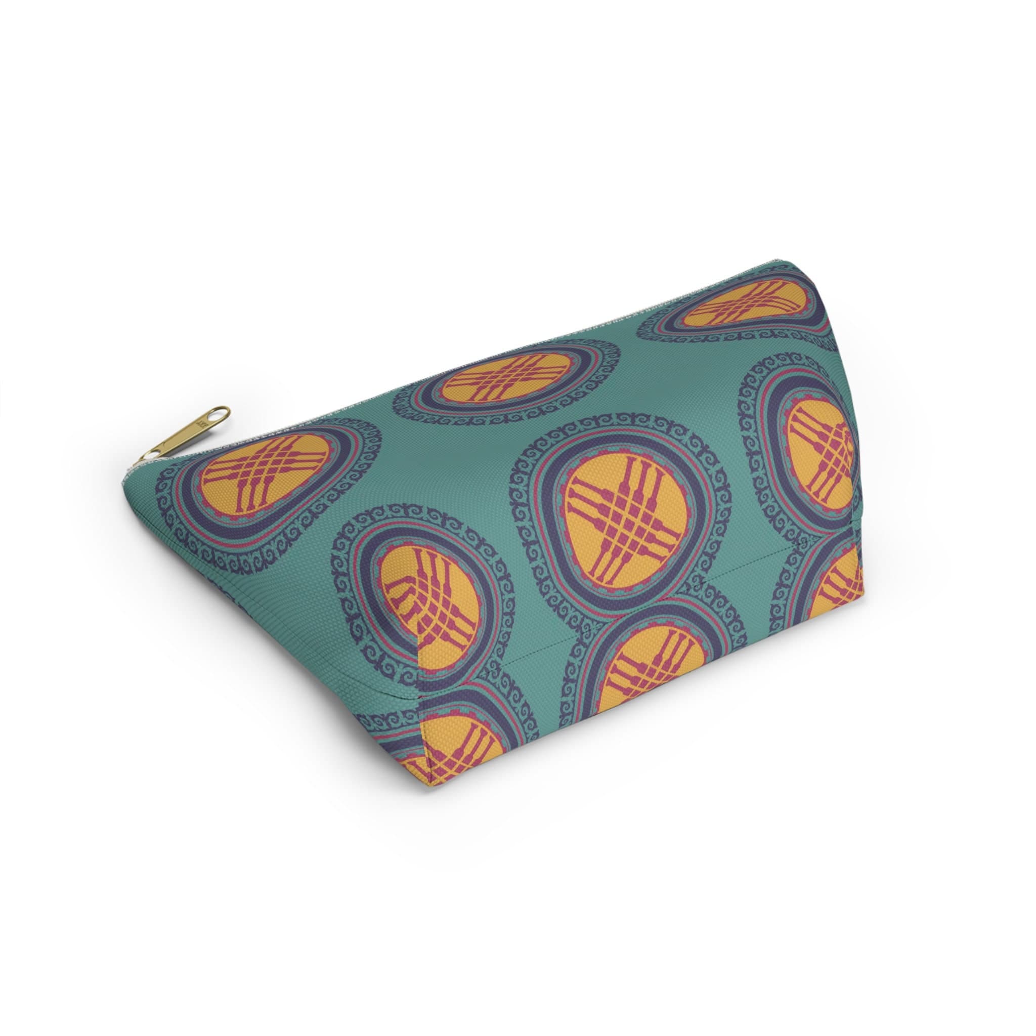 ASYLANA Accessory Pouch Bag for Cosmetics Jewelry Makeup and Travel with Kazakh Art and Design 517 - image 5