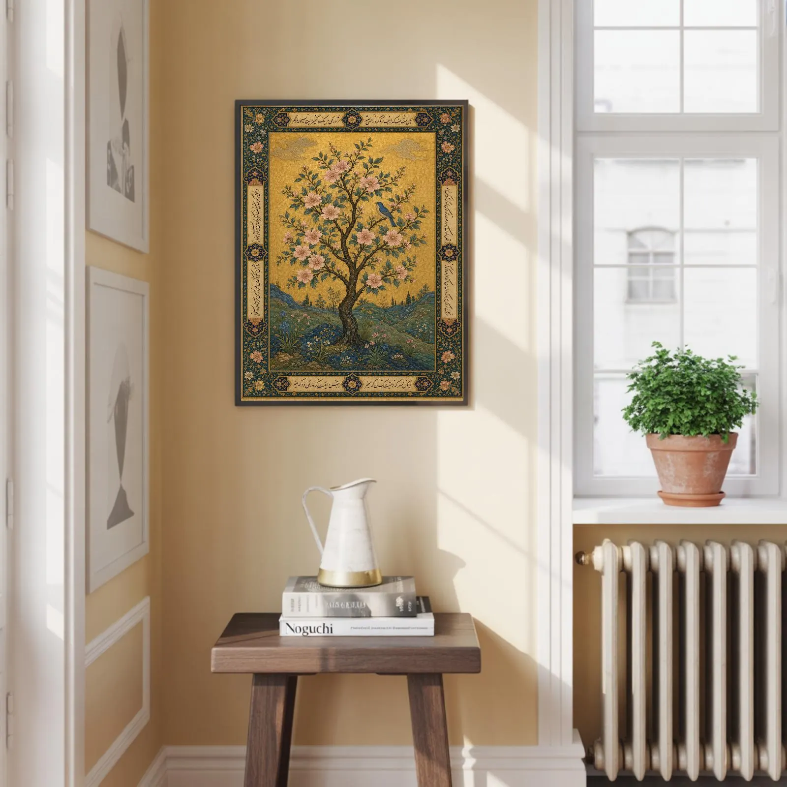 Persian Tree and Bird Poster | Vintage Botanical Wall Art | Islamic Manuscript Illustration - image 5