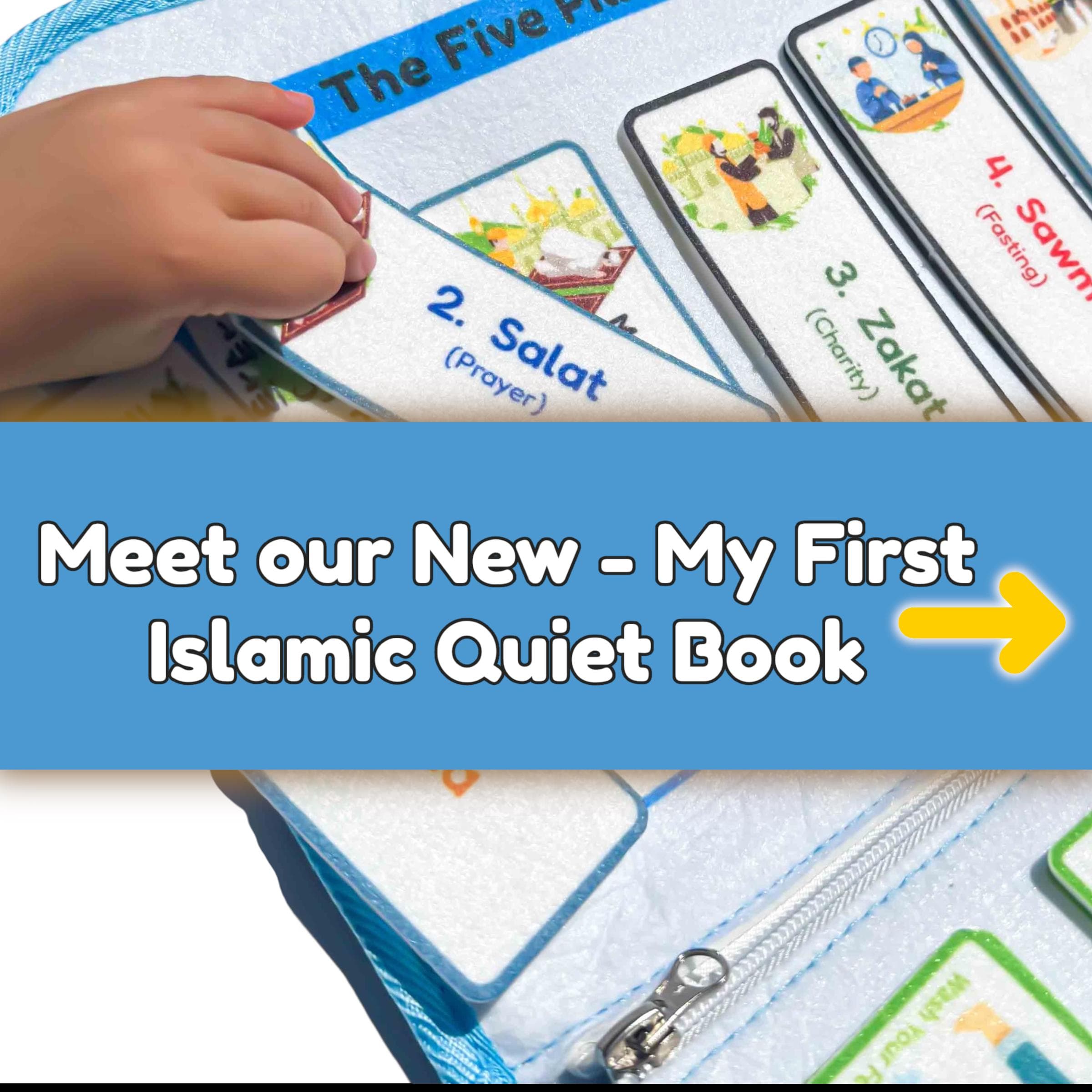 Islamic Quiet Book – Montessori Busy Board, Ramadan Gift - image 3