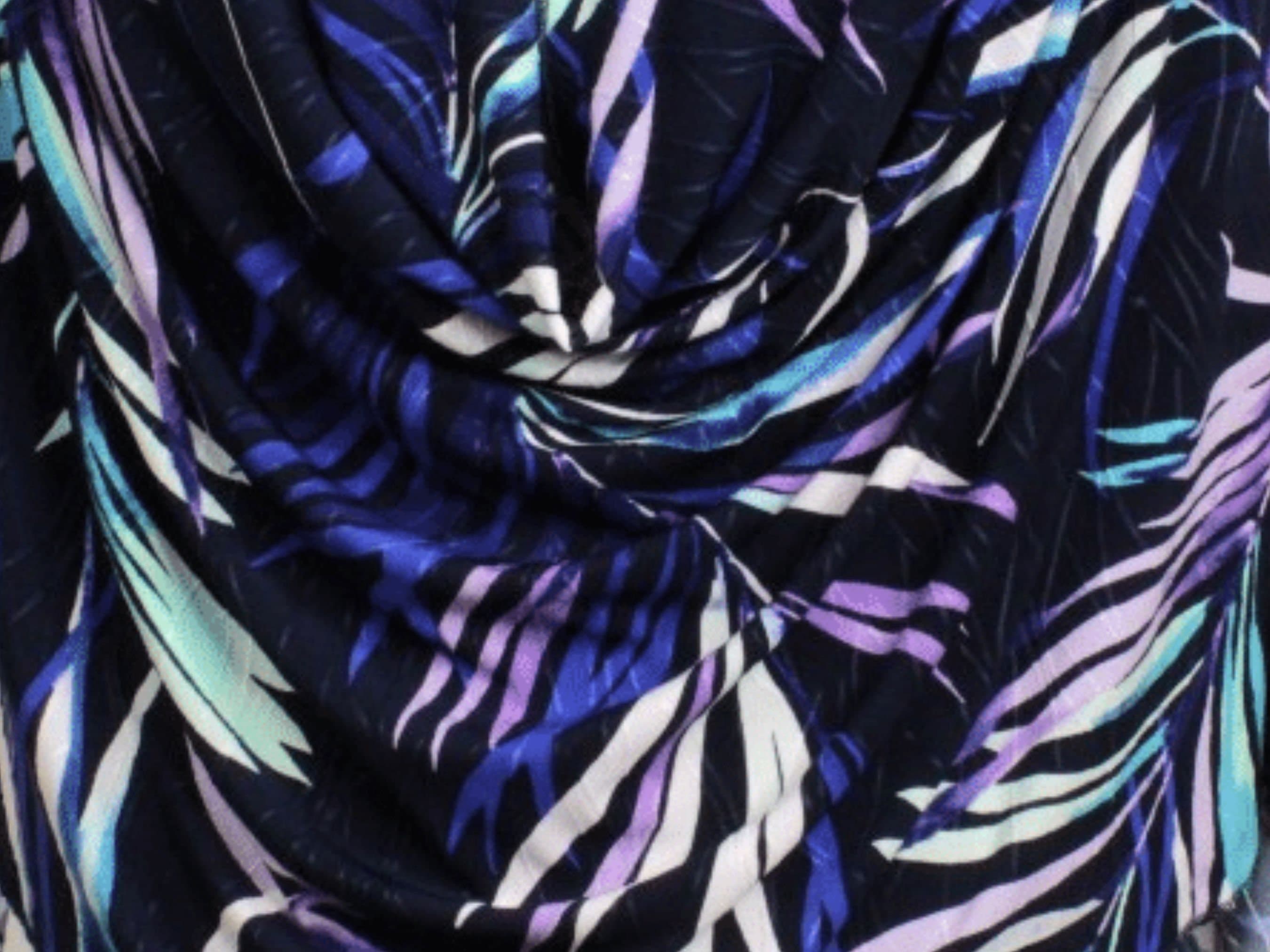Printed Jersey Hijab, Buttery Smooth Feel, Floral Design - image 5