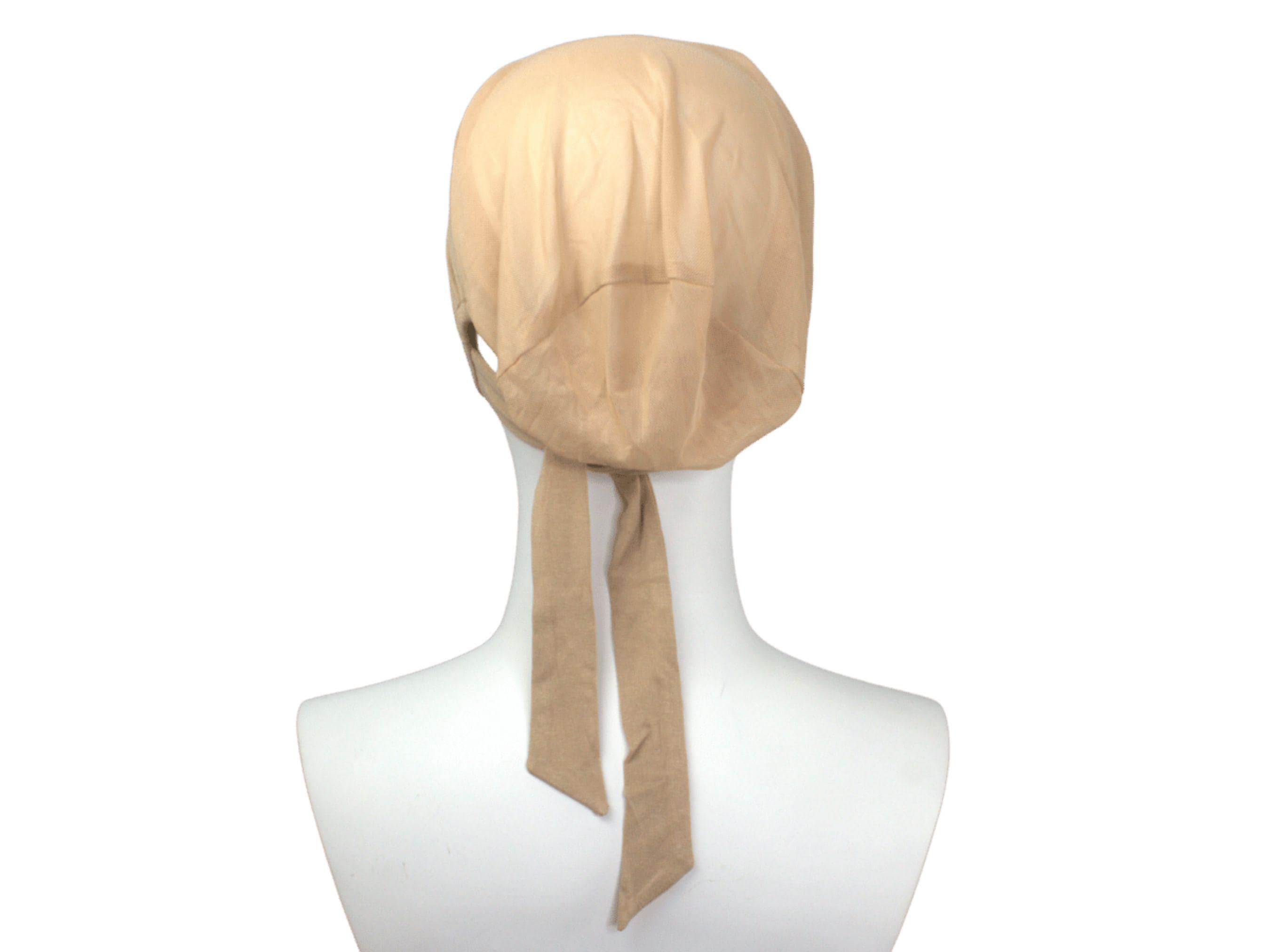Airy breathable tan beige tie back hijab underscarf ideal for everyday. tan neutral tie back mesh bonnet for women and girls | Lina Zibdeh