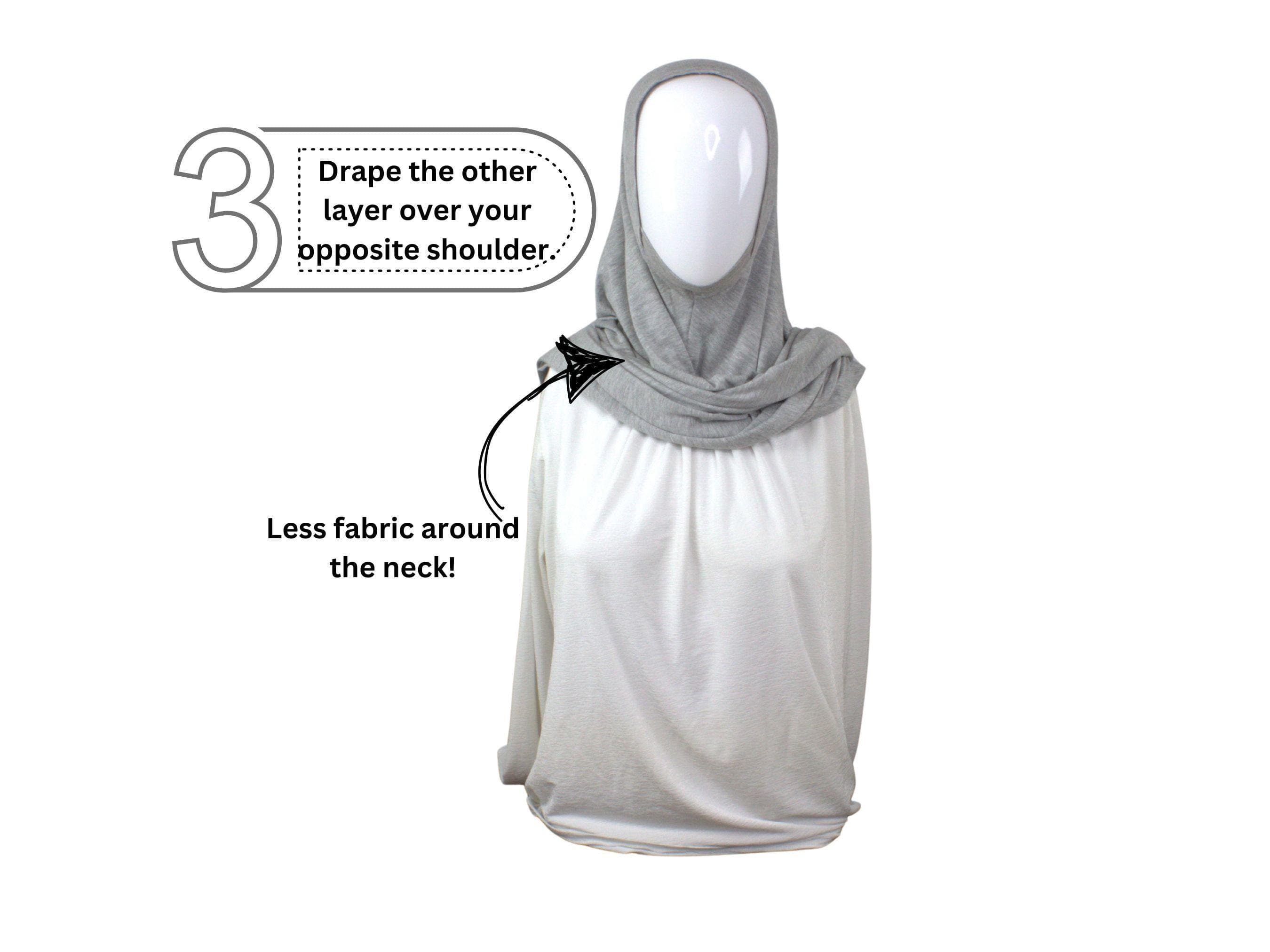 How to wear our instant hijab. Premium quality hijabs for both women and girls | Lina Zibdeh