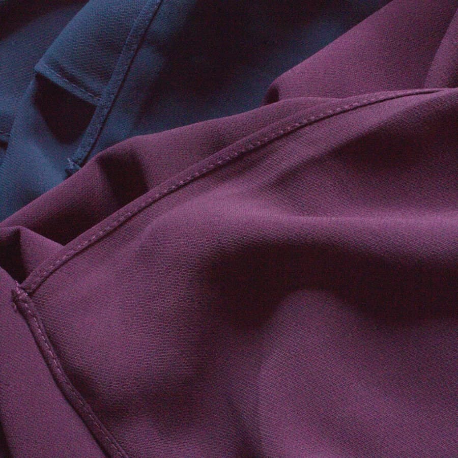 Navy Blue Diamond Chiffon Hijab, Everyday Wear, Formal Occasions - image 3
