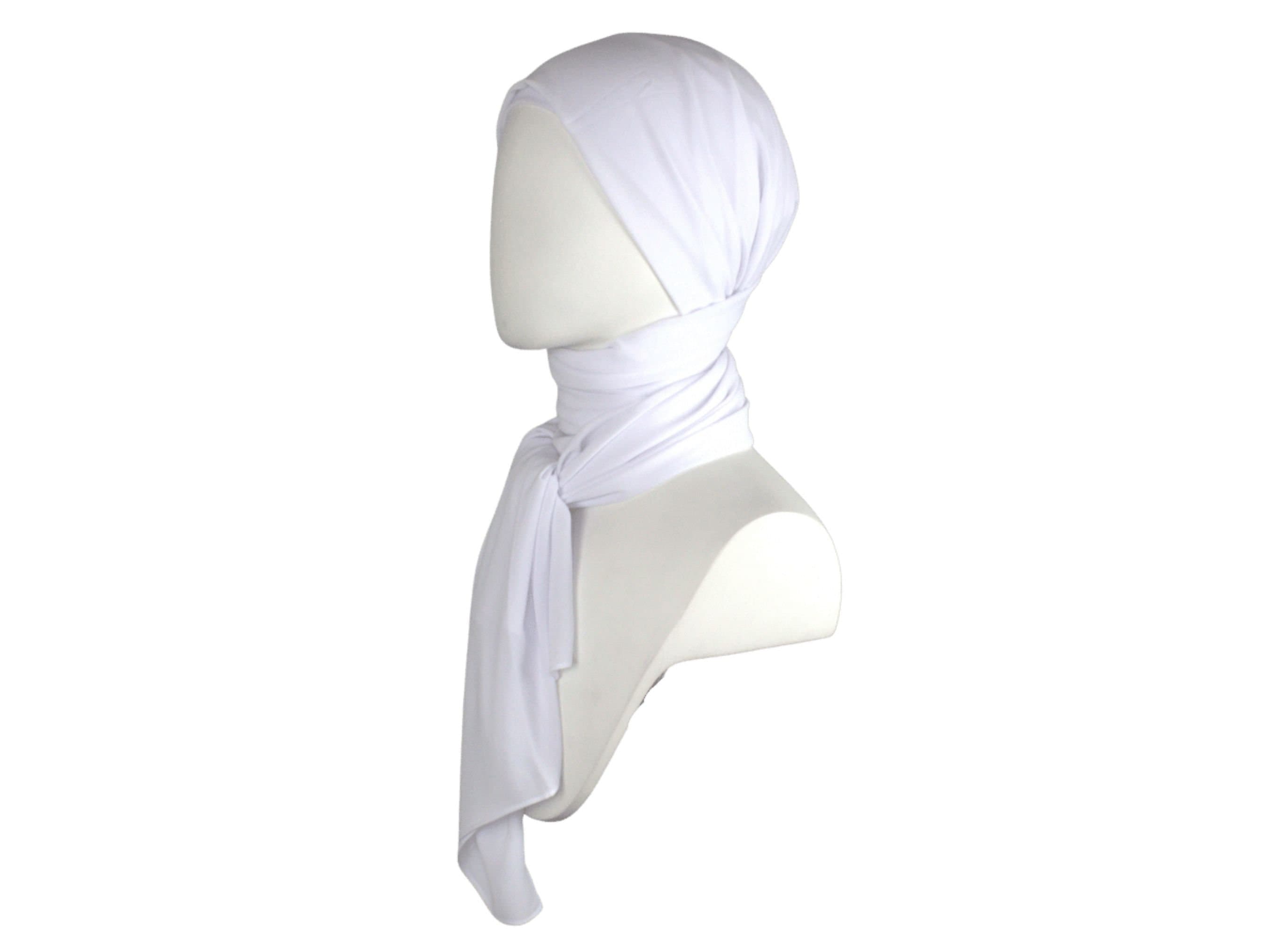 premium white chiffon hijab, maxi white hijab for everyday and special occasions