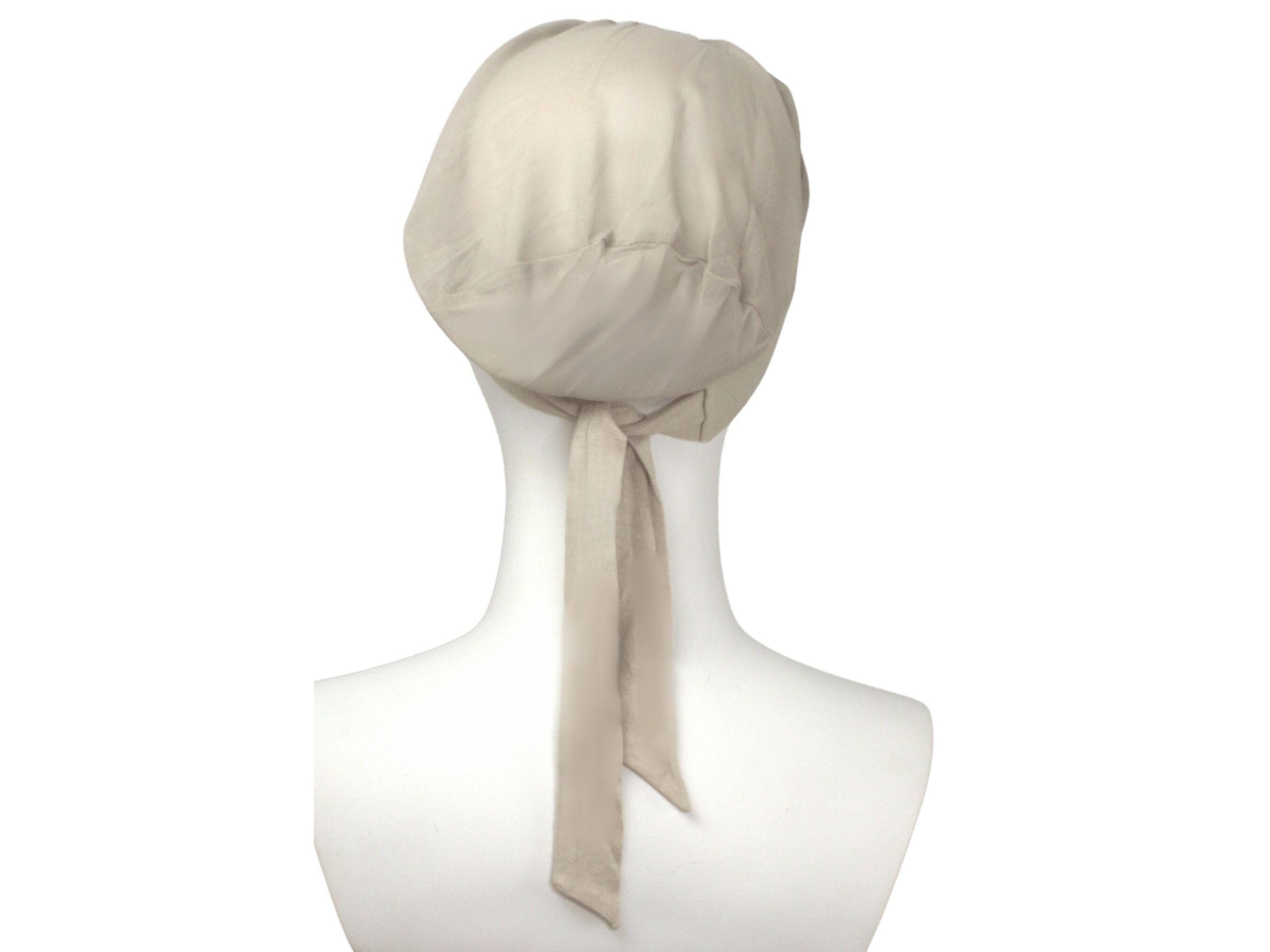 neutral tie back hijab bonnet for women and girls. Comfrotable and airy hijab underscarf | Lina Zibdeh