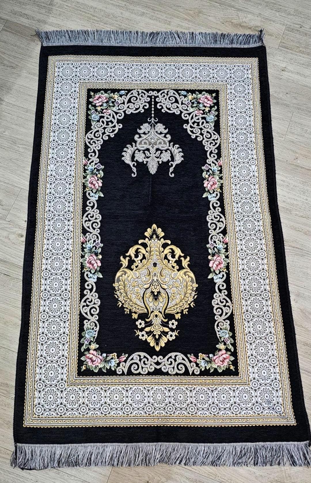 Personalised musallah, prayer rug, personalised prayer mat, Islamic praying gift, Arabic prayer rug, salah mat, janamaz prayer - image 5