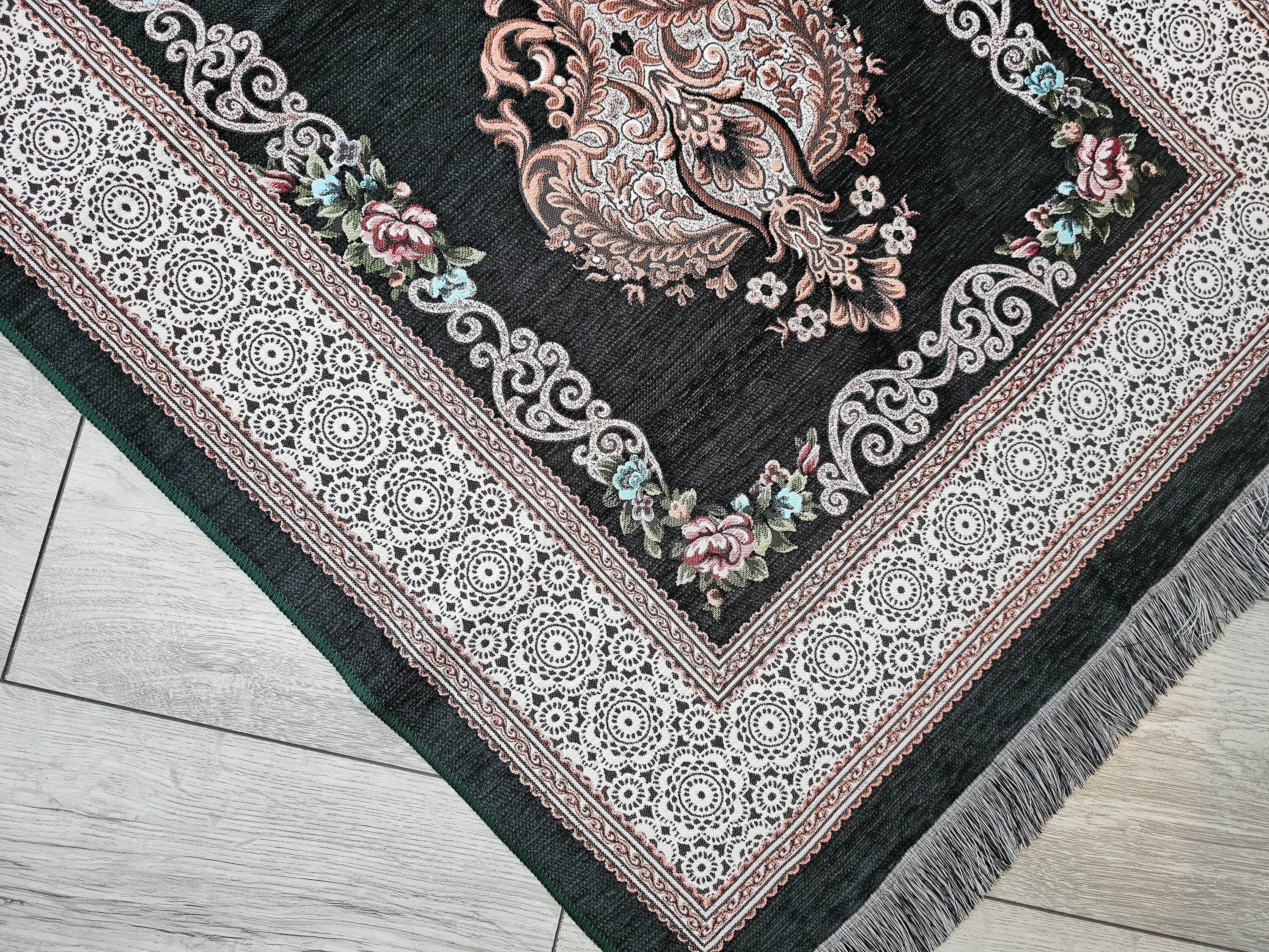 Personalised prayer mat, personalised musallah, Islamic prayer rug, Arabic prayer rug gift, salah mat, janamaz prayer - image 4