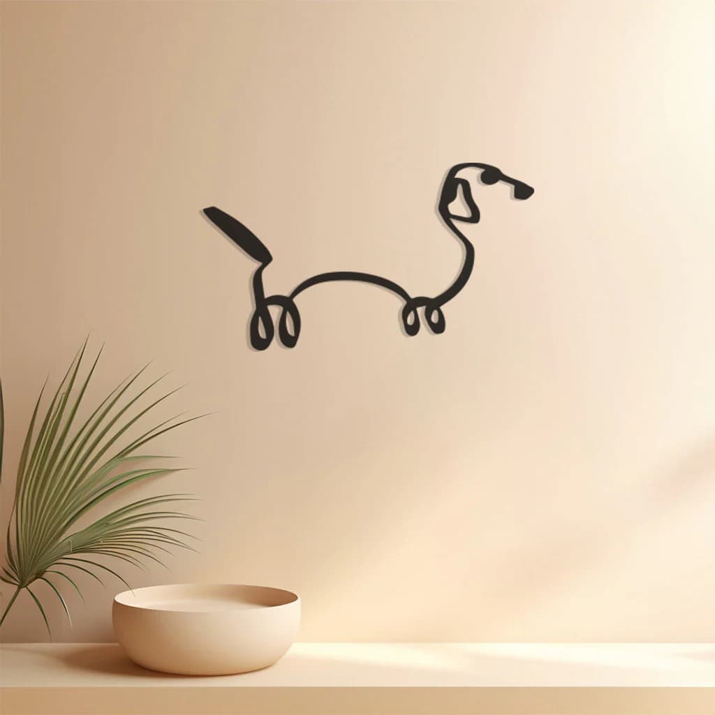 Dachshund Metal Wall Art: Wiener Dog, Pet Lover GiftNew Year's gift - image 5