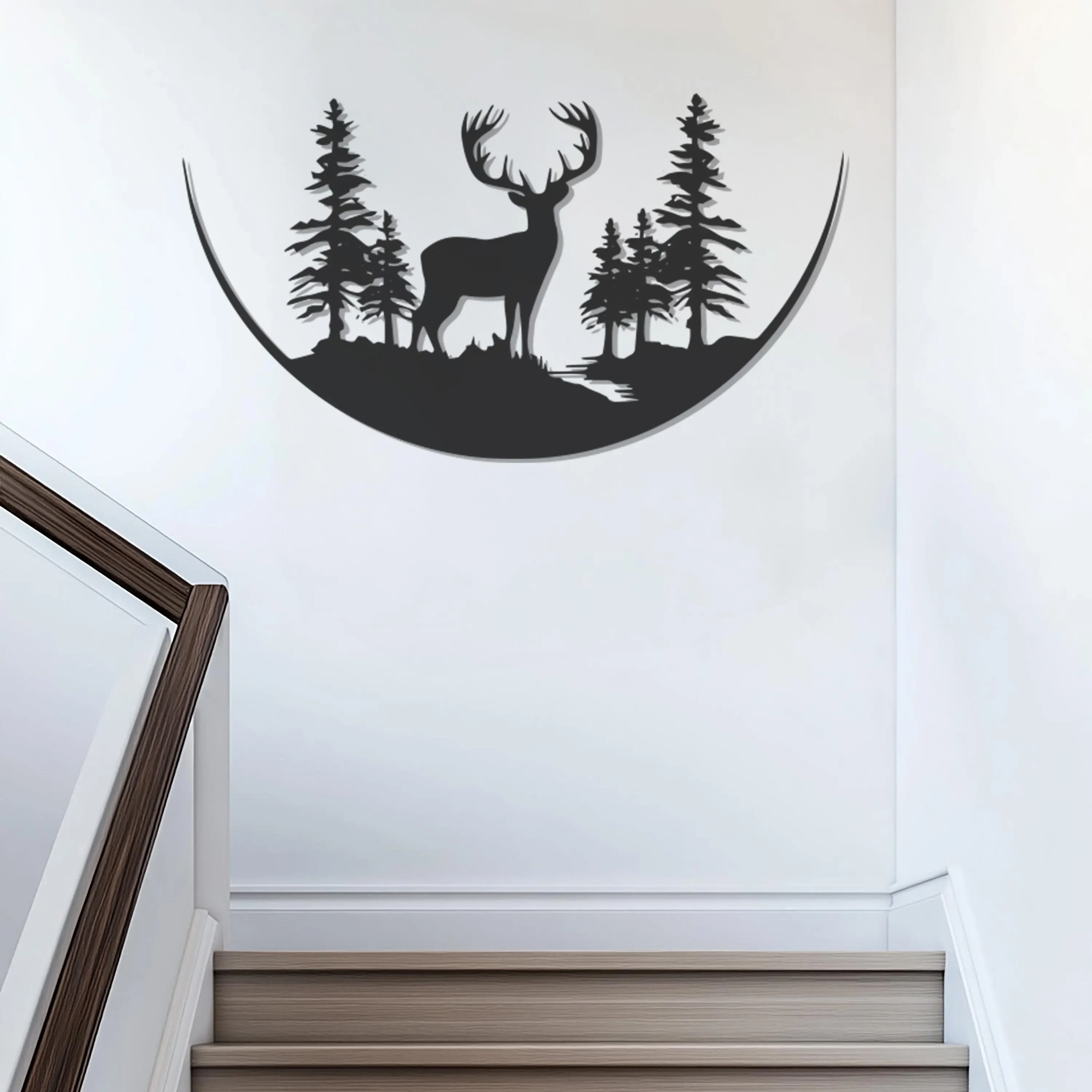Deer Wall Art Decor, Deer Home Decor, Christmas Theme Room Decor, Housewarming Gifts, Hind Wall Art, Christmas Gifts, Gift For Her