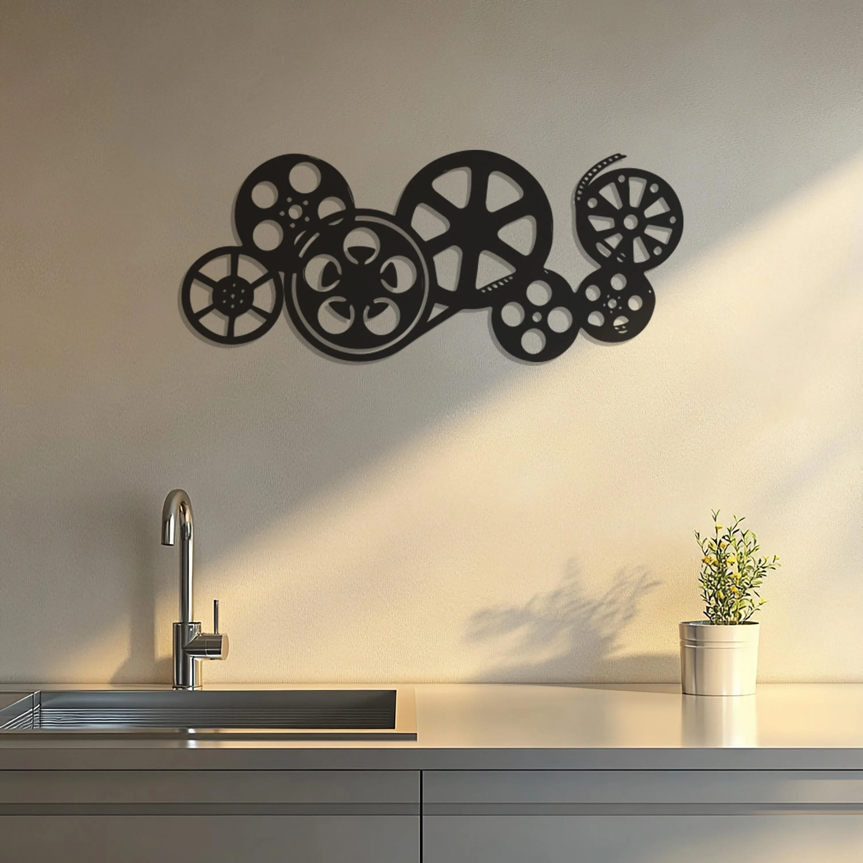 Movie Metal Wall Art, Vintage Movie Home Decor, Abstract Art Wall Decor, Unique Wall Hangings, Christmas Home Gifts, Gift For Her