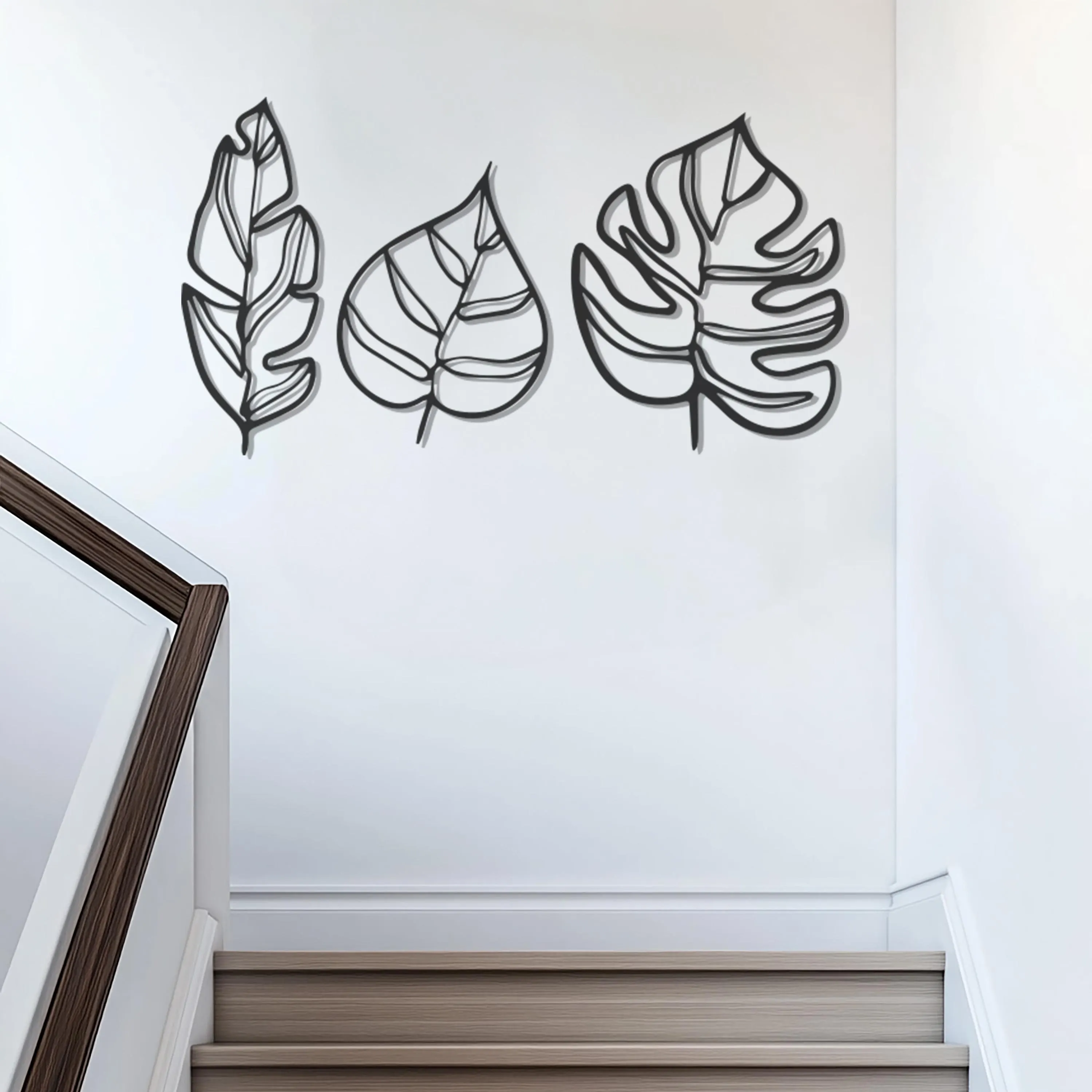 Leaf Metal Wall Art, Large Metal Wall Decor, Leaves Home Decor,Modern Wall Art, Living Room Decor, Oversized Wall Decor, Christmas Gifts