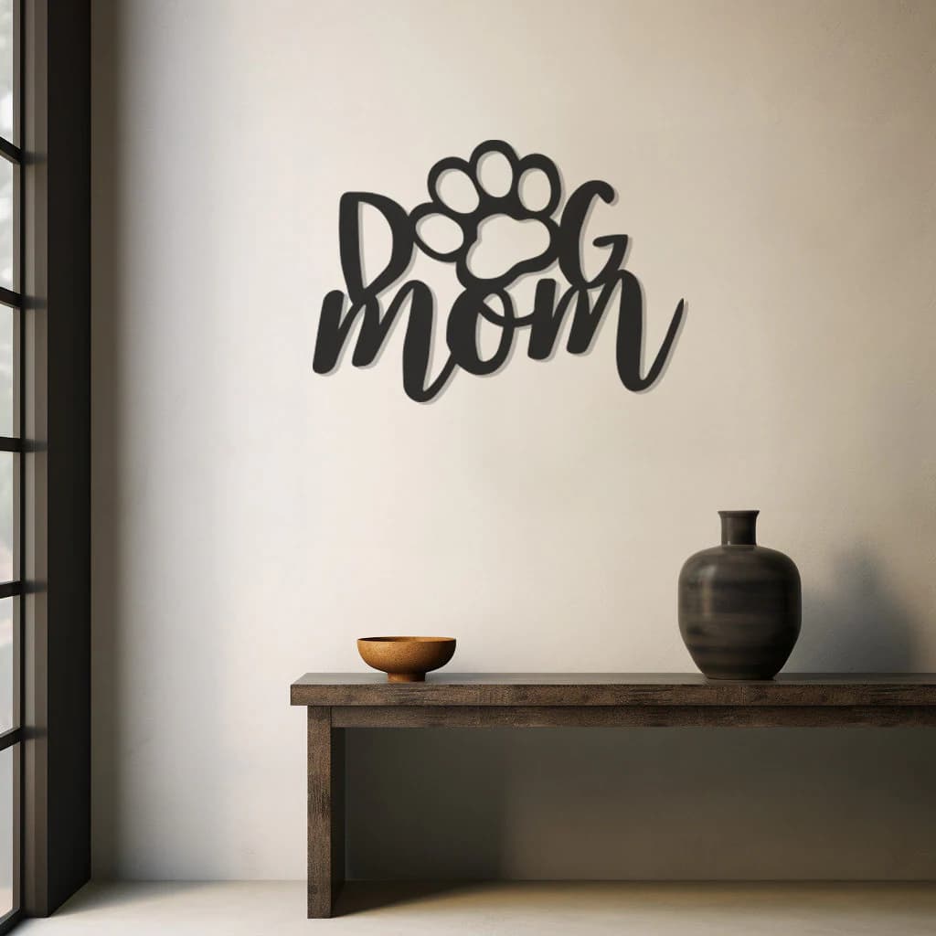 Dog Mom Metal Wall Art, Pet Lover DecorNew Year's gift - image 4