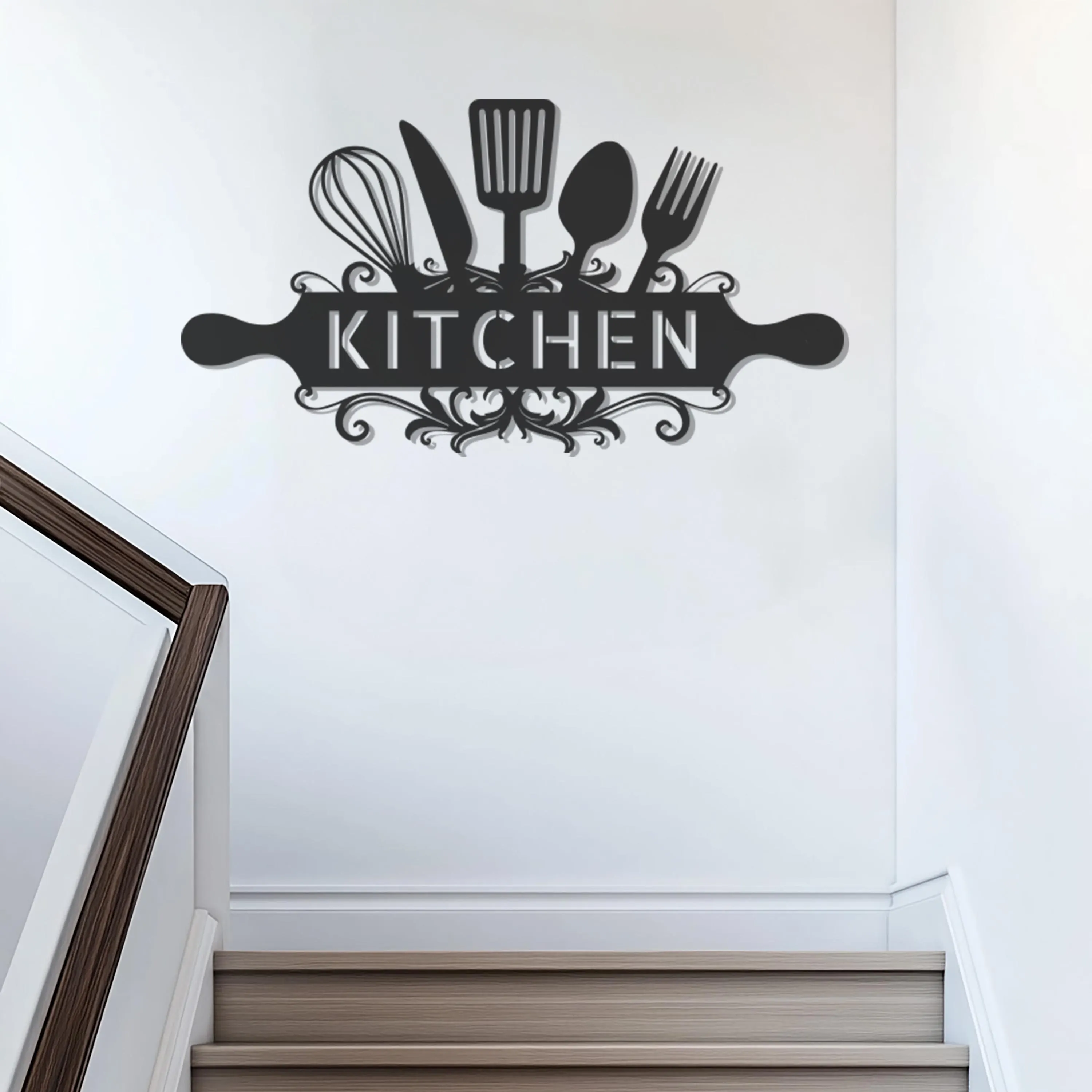 Kitchen Metal Wall Art, Kitchen Utensils Wall Decor, Unique Home Decor, Housewarming Gifts, Christmas Decor, Handmade Wall Art, Gift For Her