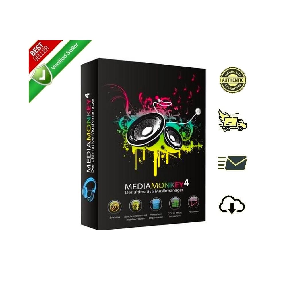 Media Monkey V4 Gold Edition Music Manager For Windows Full Version Lifetime Instant Download
