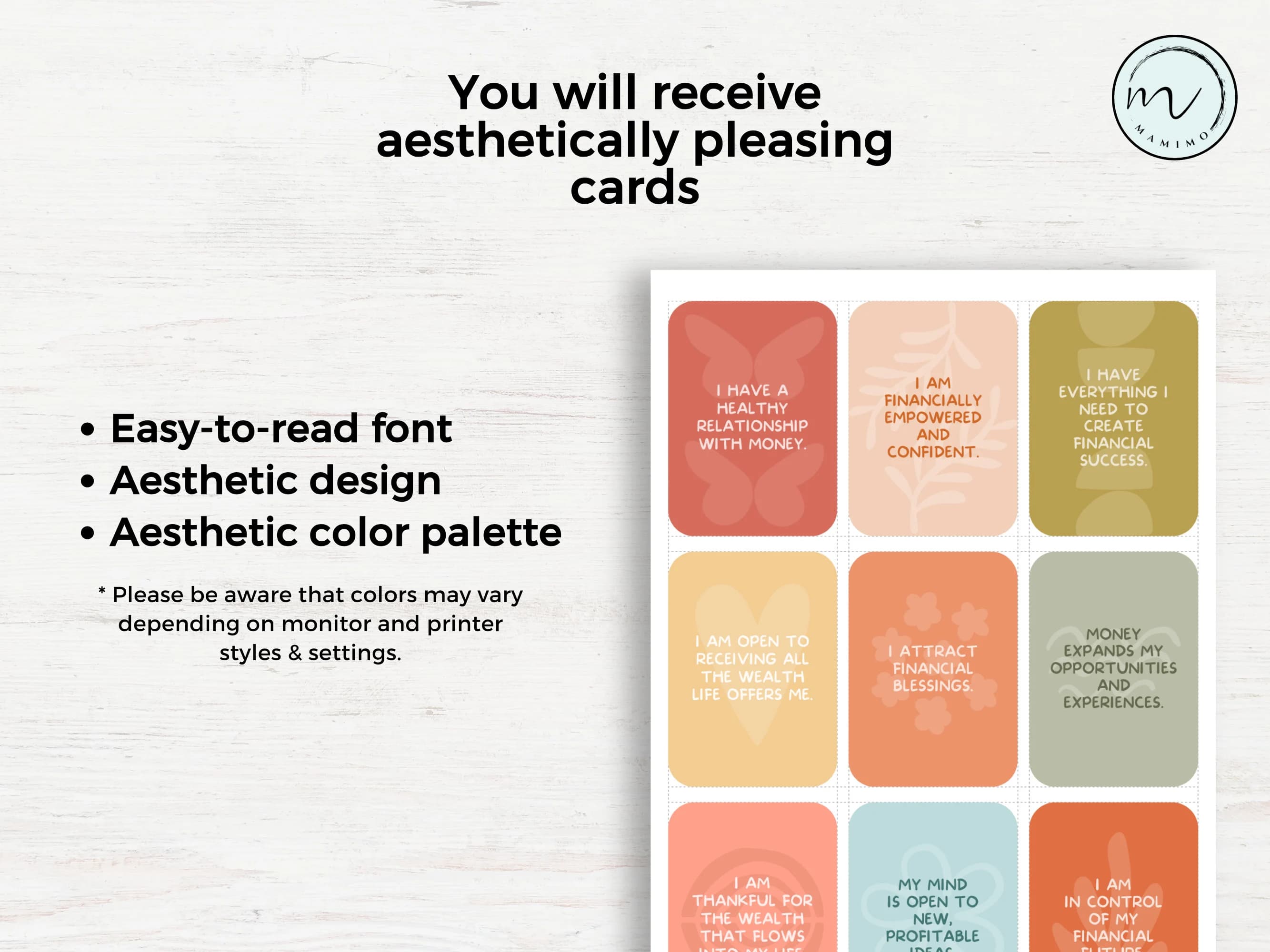 Money affirmations, Financial Affirmation Cards, Manifest Financial Freedom, Daily Wealth Manifestation, Abundance Inspiration Printable PDF - image 4