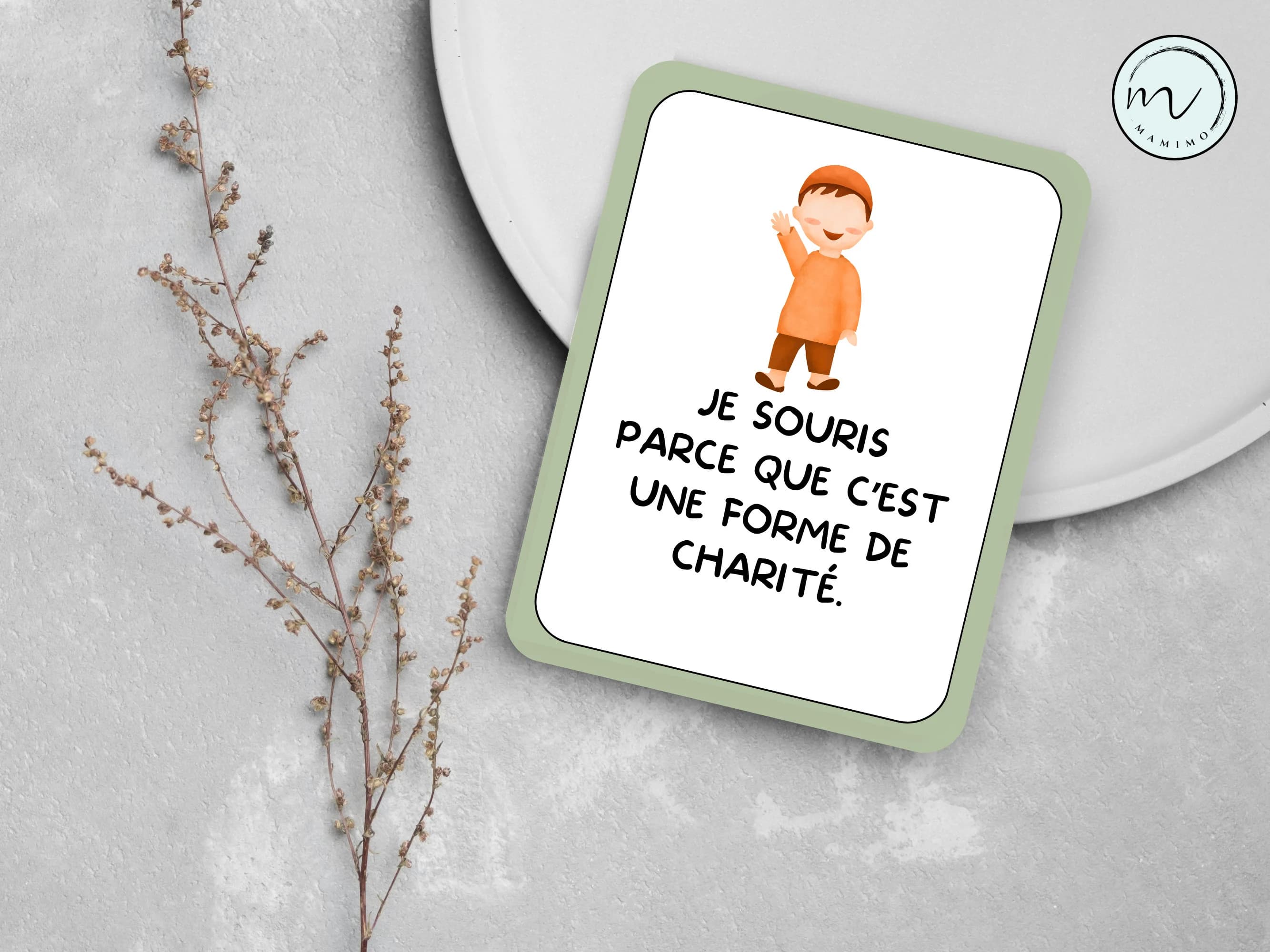 Islamic Affirmation Cards for Kids in French, Educational Cards, Muslim Affirmations en Français, Islamic Education, Islamic decor, PDF - image 5