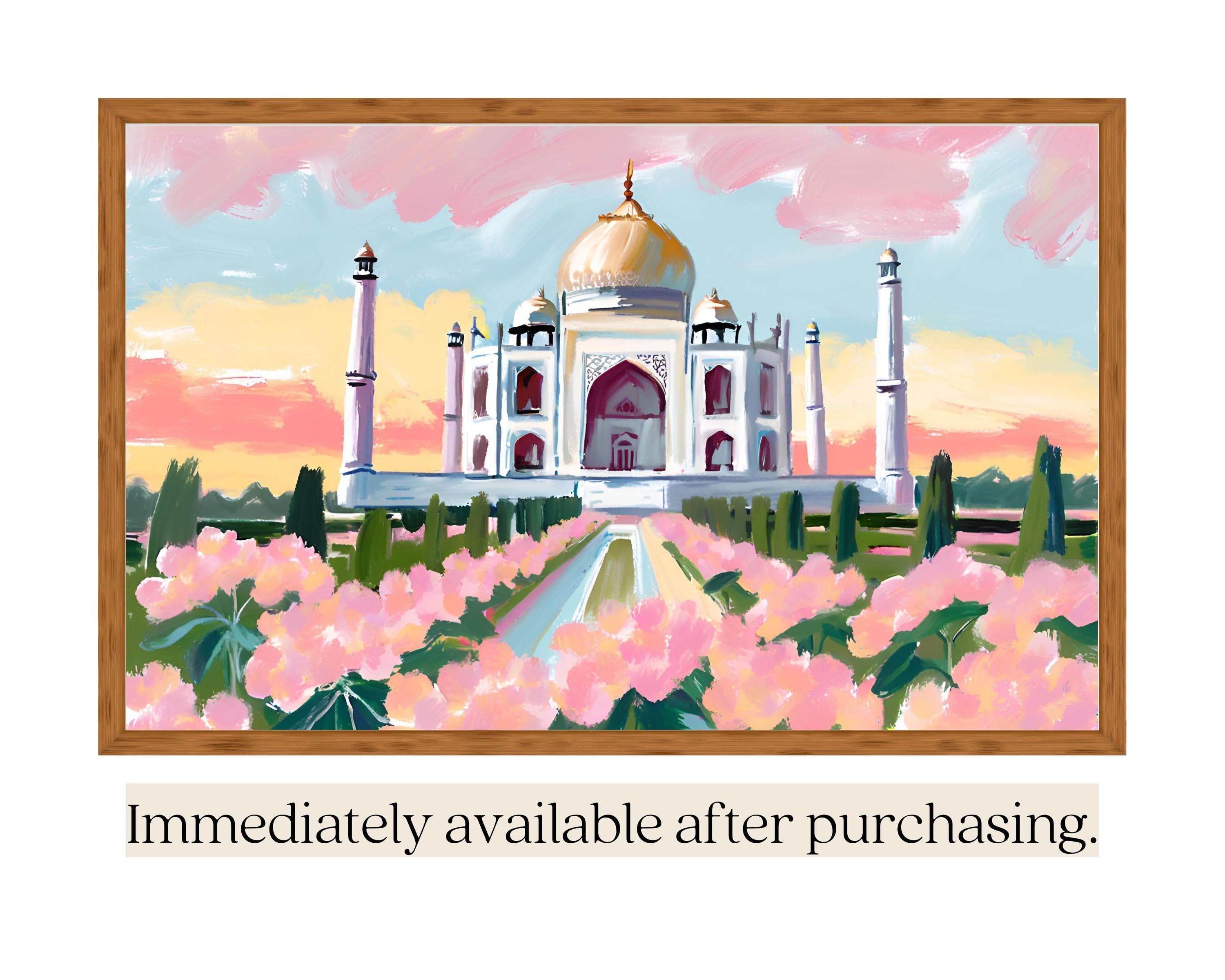Islamic TV Art | Floral Kaaba, Taj Mahal, Mosque Prints (Digital Download) - image 3