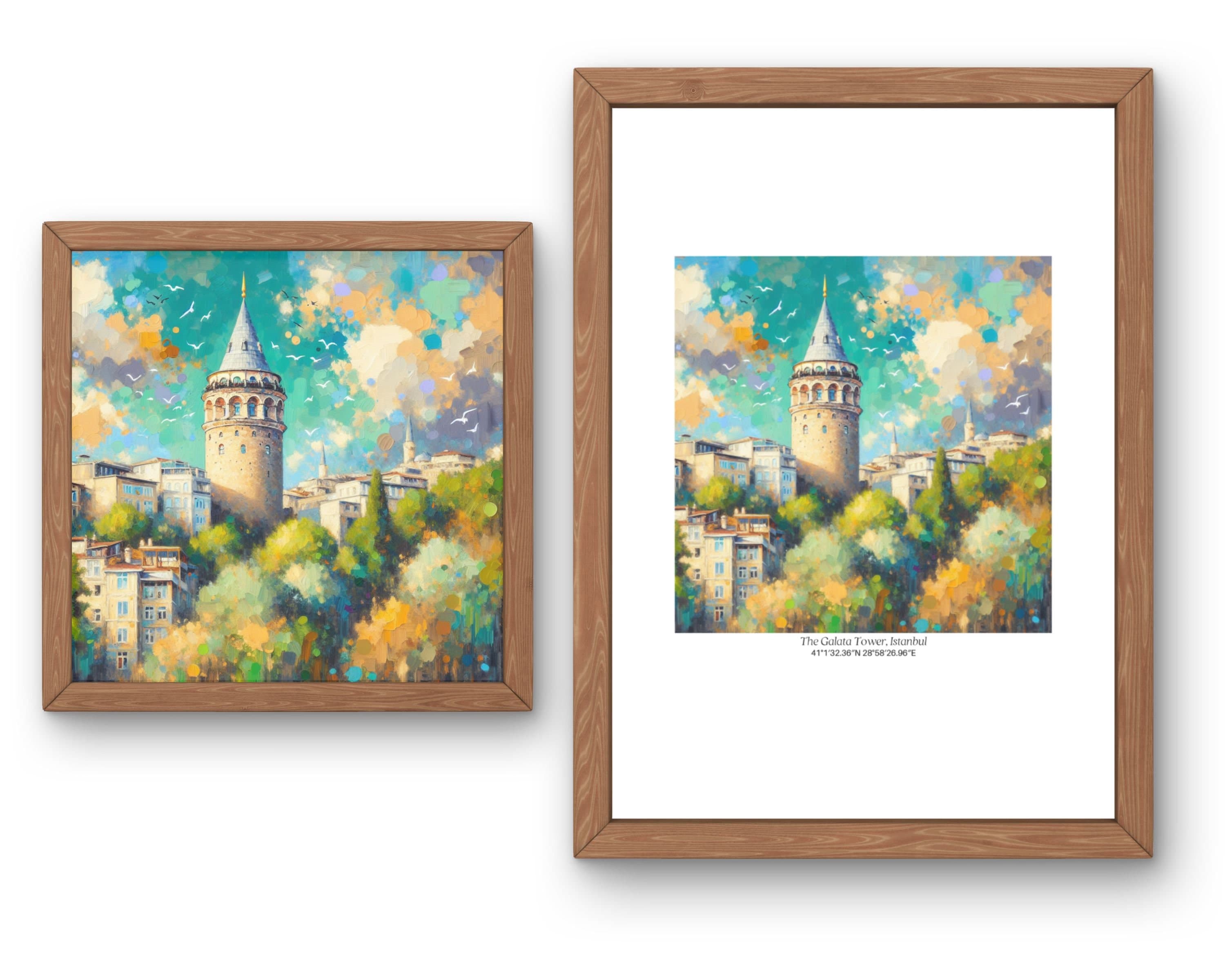 Istanbul Landmarks AI Art Prints: Hagia Sophia, Blue Mosque (Digital Download) - image 4