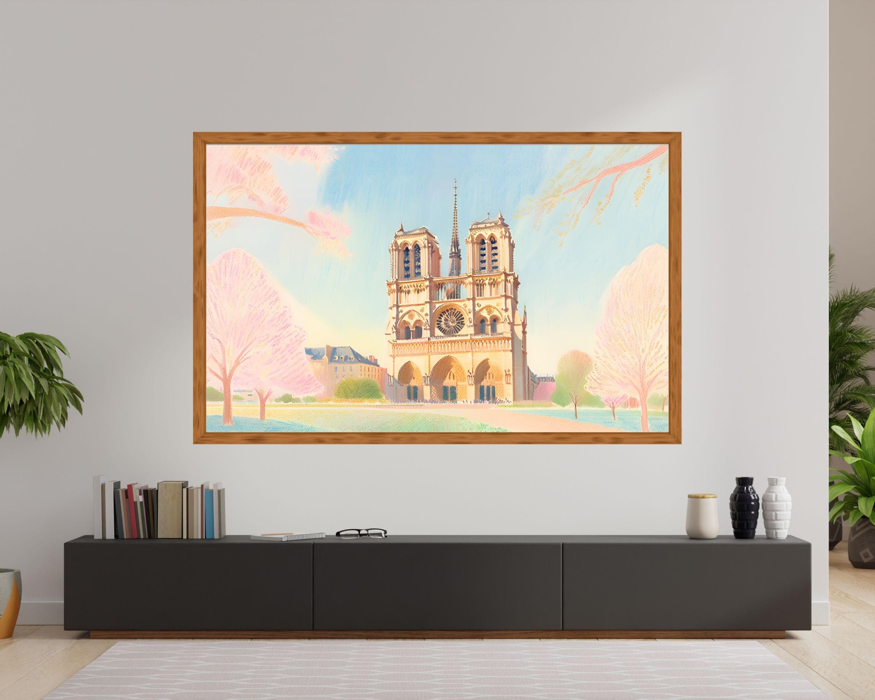 Paris Landmarks Frame TV Art – Spring Pastel Digital Set (5 Files) - image 4