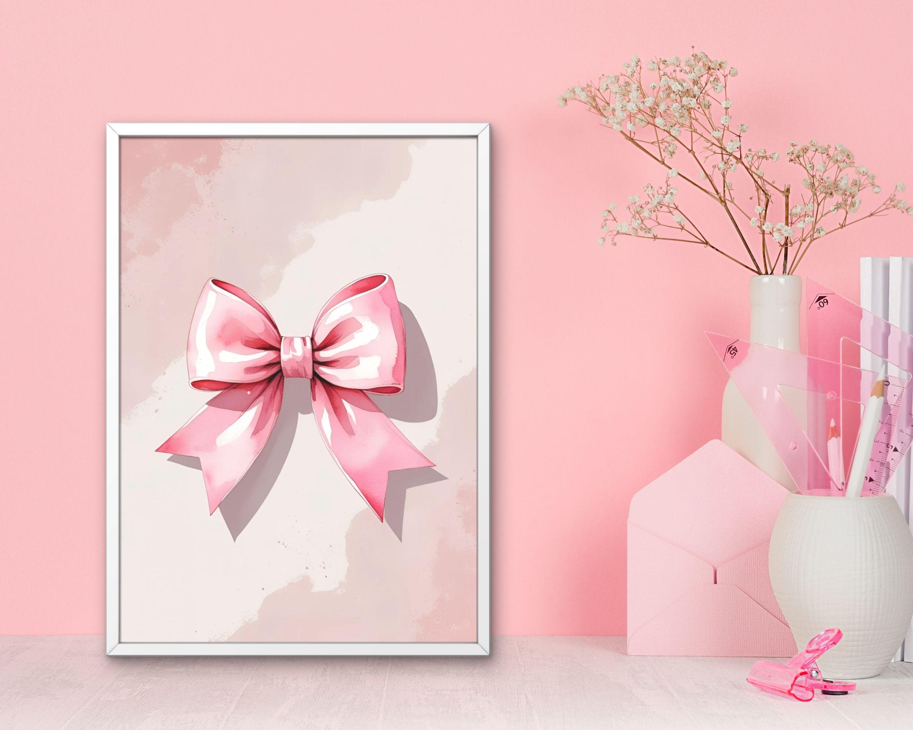 Coquette Wall Art Set | Pink Bow, Diamond, Perfume Prints (Digital Download) - image 5