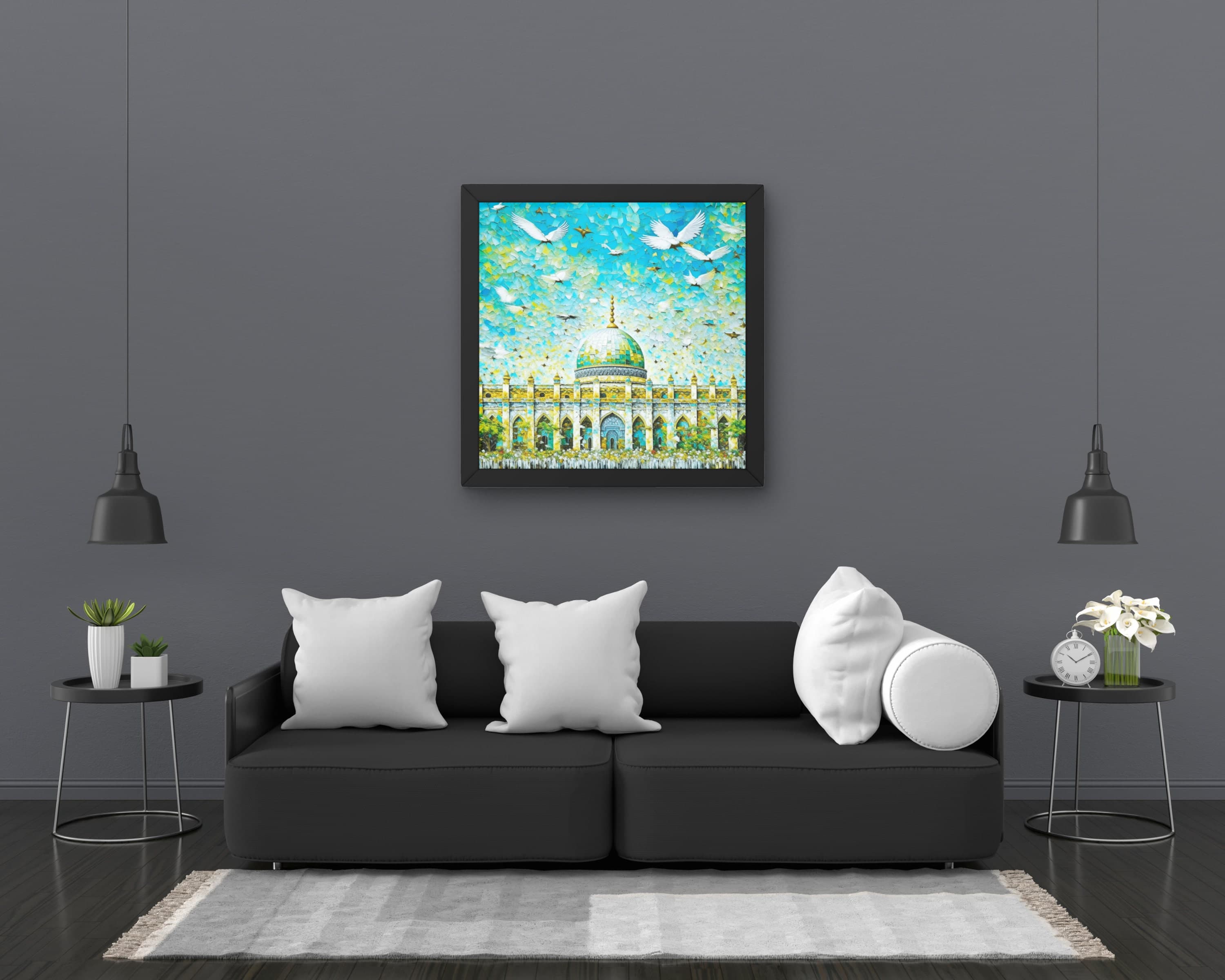 Al Aqsa Mosque AI Art Print, Islamic Home Decor (Digital Download) - image 5