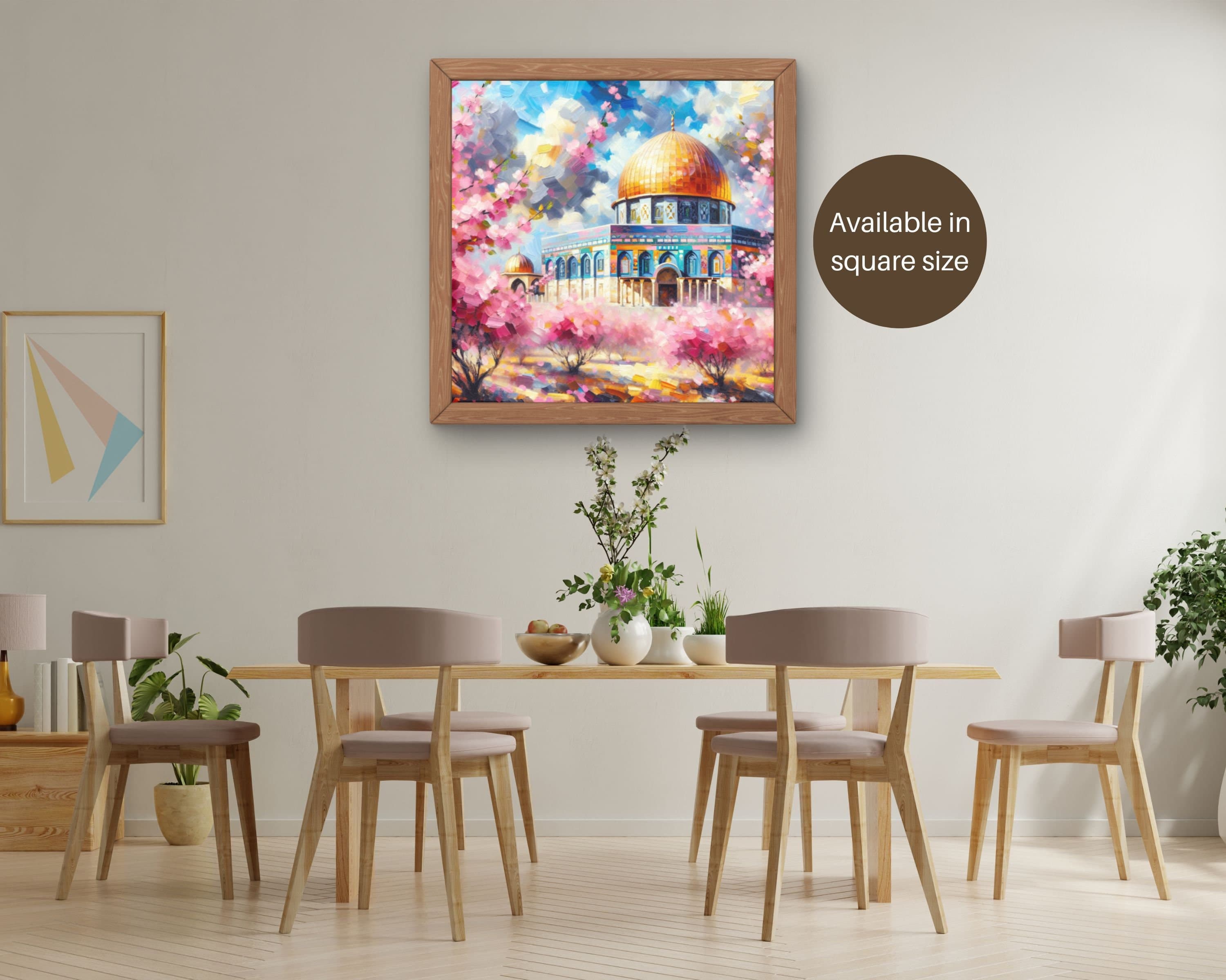 Dome of the Rock Print, Islamic AI Art, Palestine Wall Decor (Digital Download) - image 4