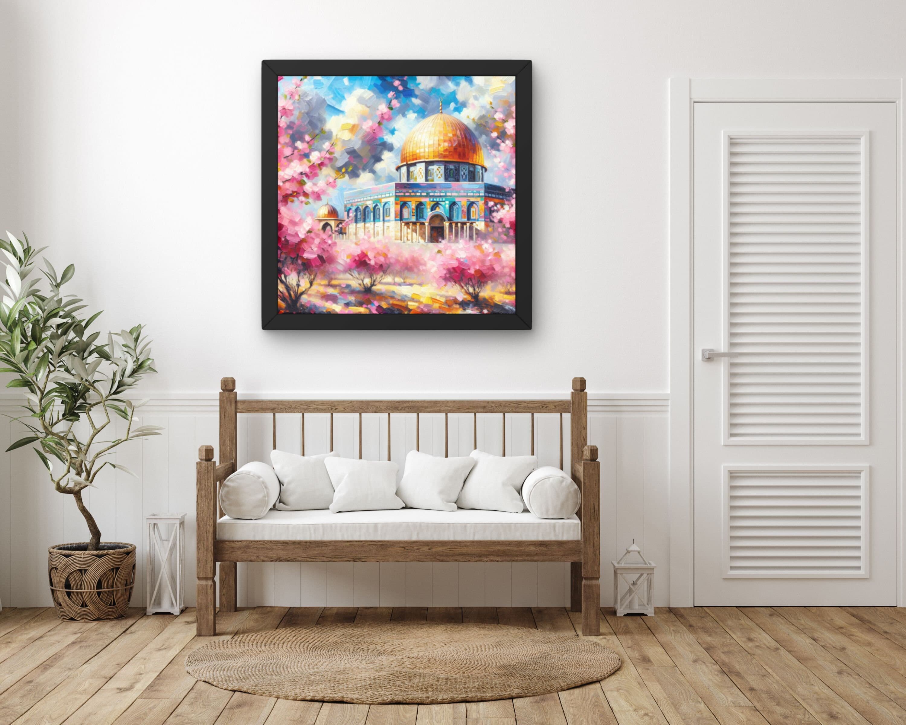 Dome of the Rock Print, Islamic AI Art, Palestine Wall Decor (Digital Download) - image 5