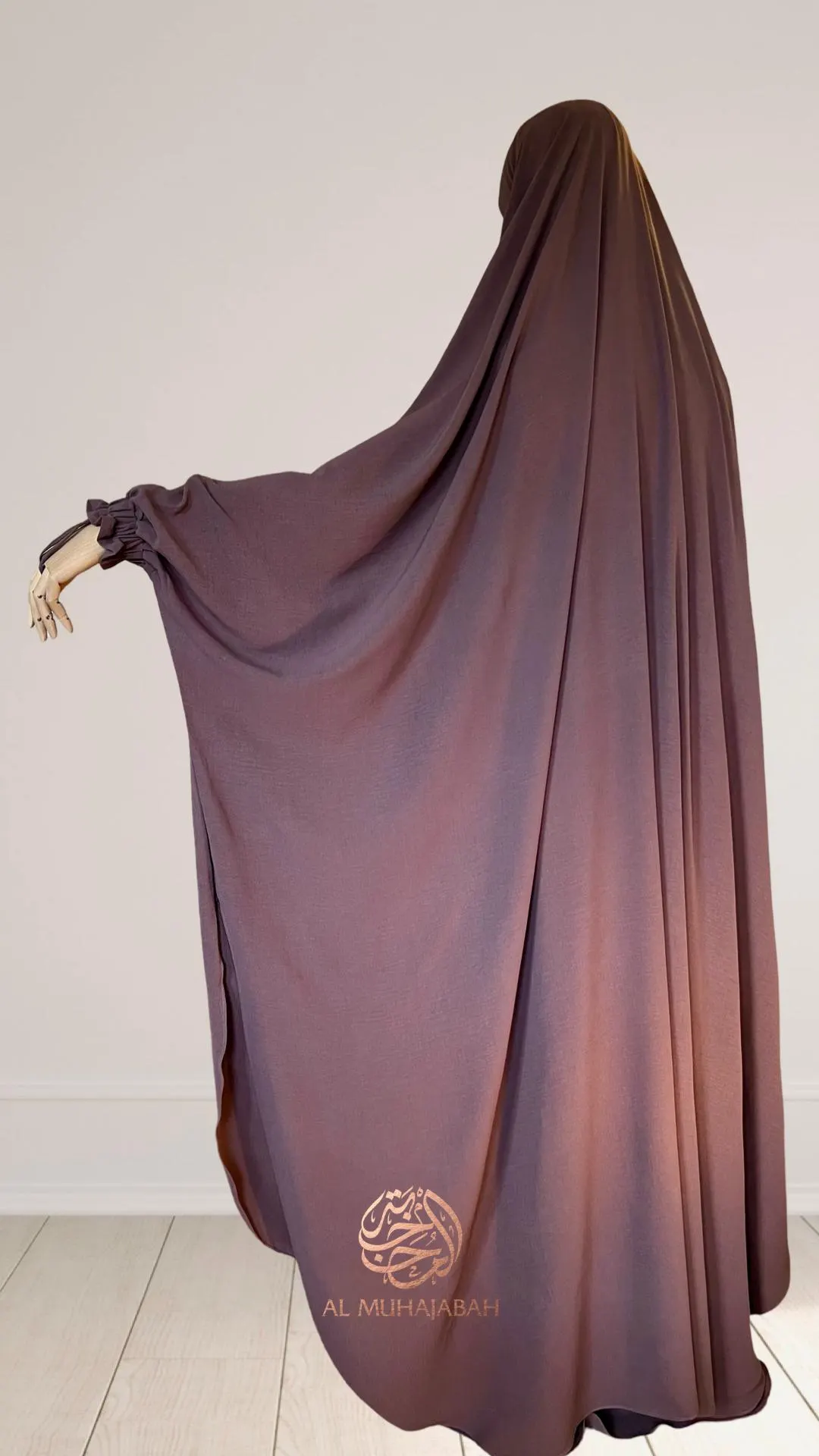 2 piece round long jilbab - image 3