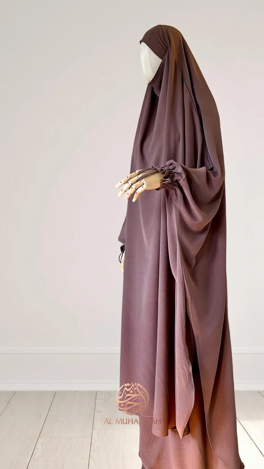 2 piece round long jilbab - image 2