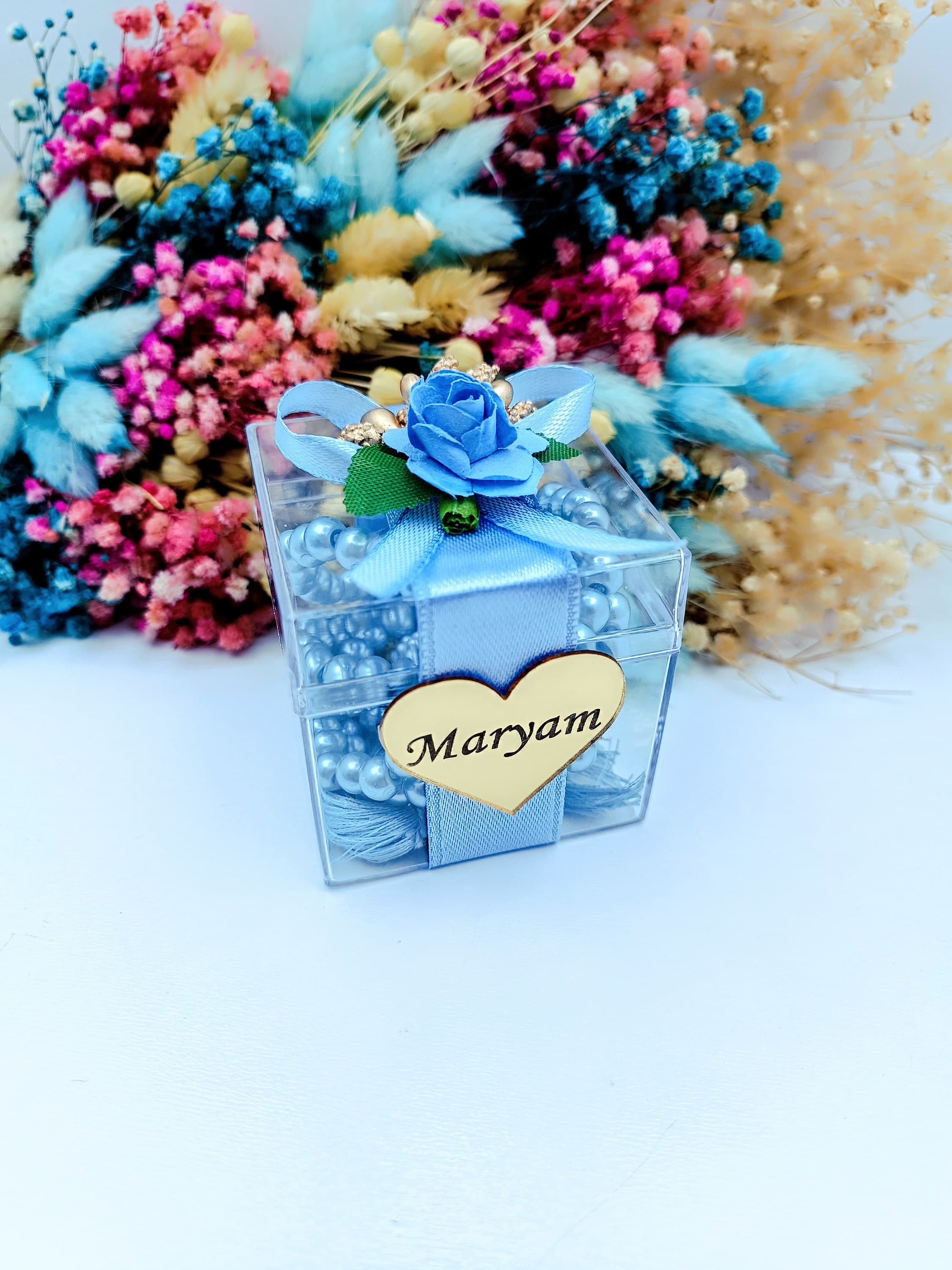 Personalized Pearl Tasbih Favors, Muslim Prayer Beads, Eid Gift - image 5