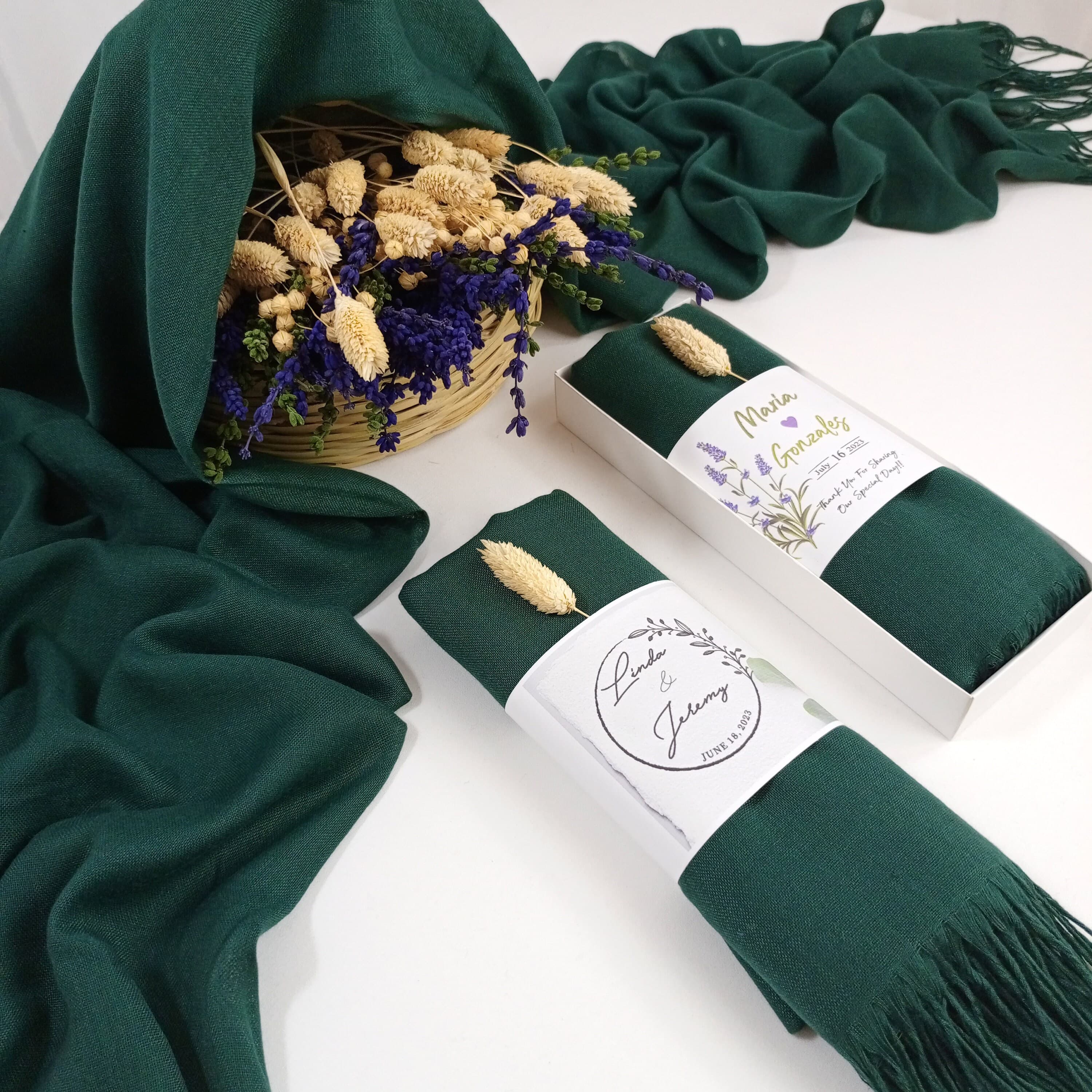 Pashmina Shawl, Bridesmaid Wedding Favor, Bulk Pashmina Scarf