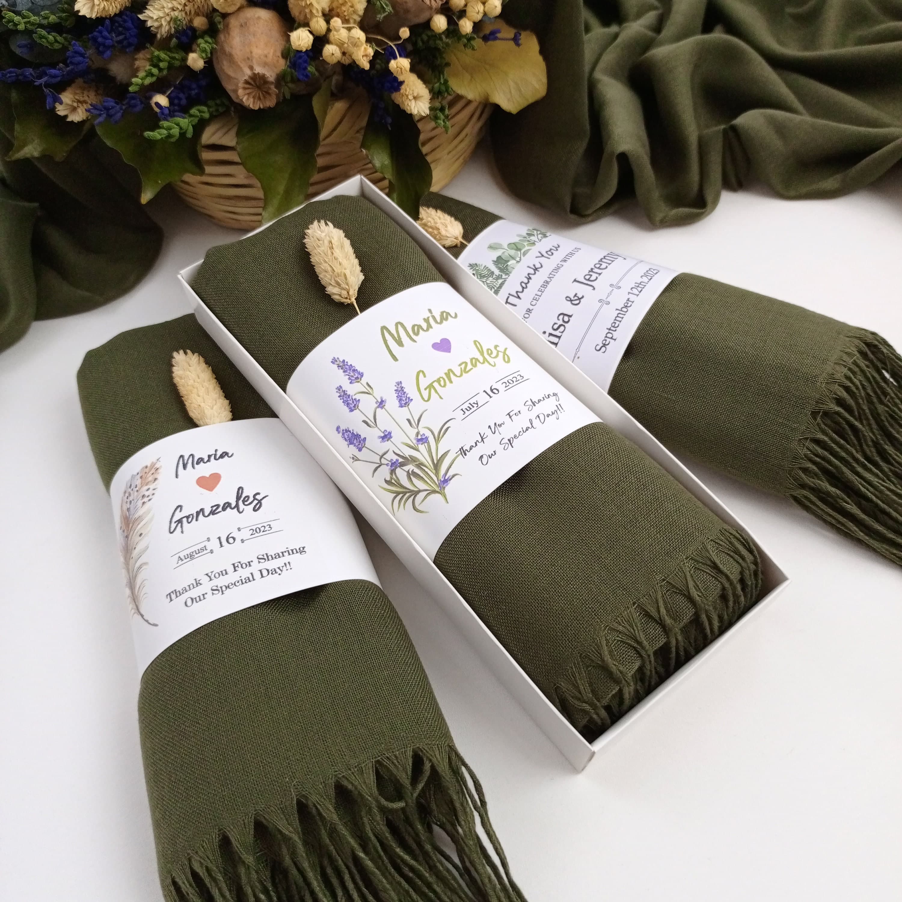 Pashmina Shawl, Bridesmaid Wedding Favor, Bulk Available